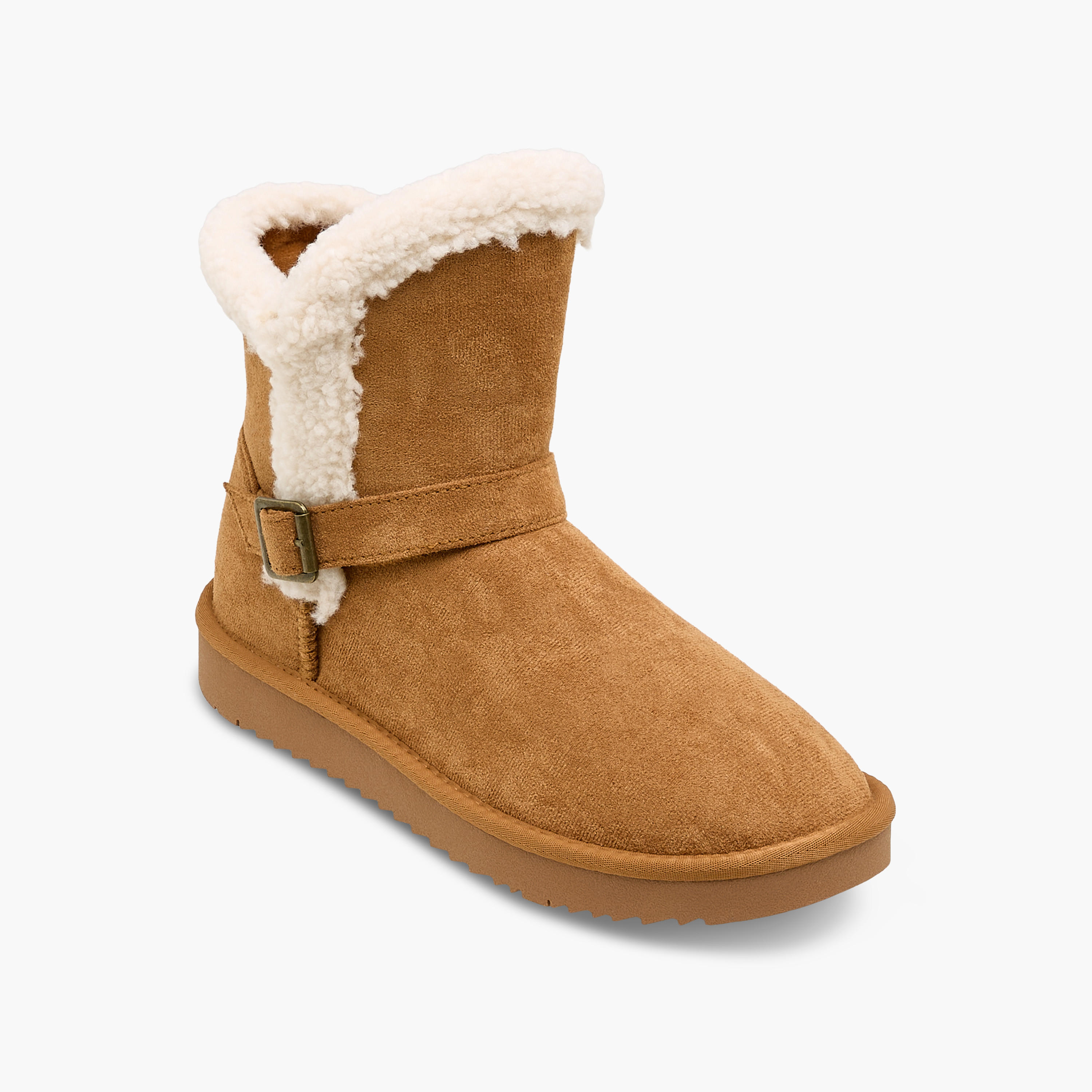 Celeste Women Faux Fur Ankle Length Boots-women-shoes-boots-image-2