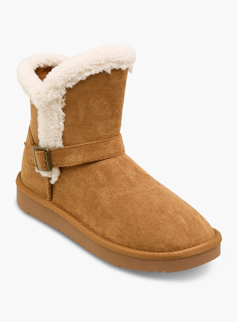 Celeste Women Faux Fur Ankle Length Boots-women-shoes-boots-image-2