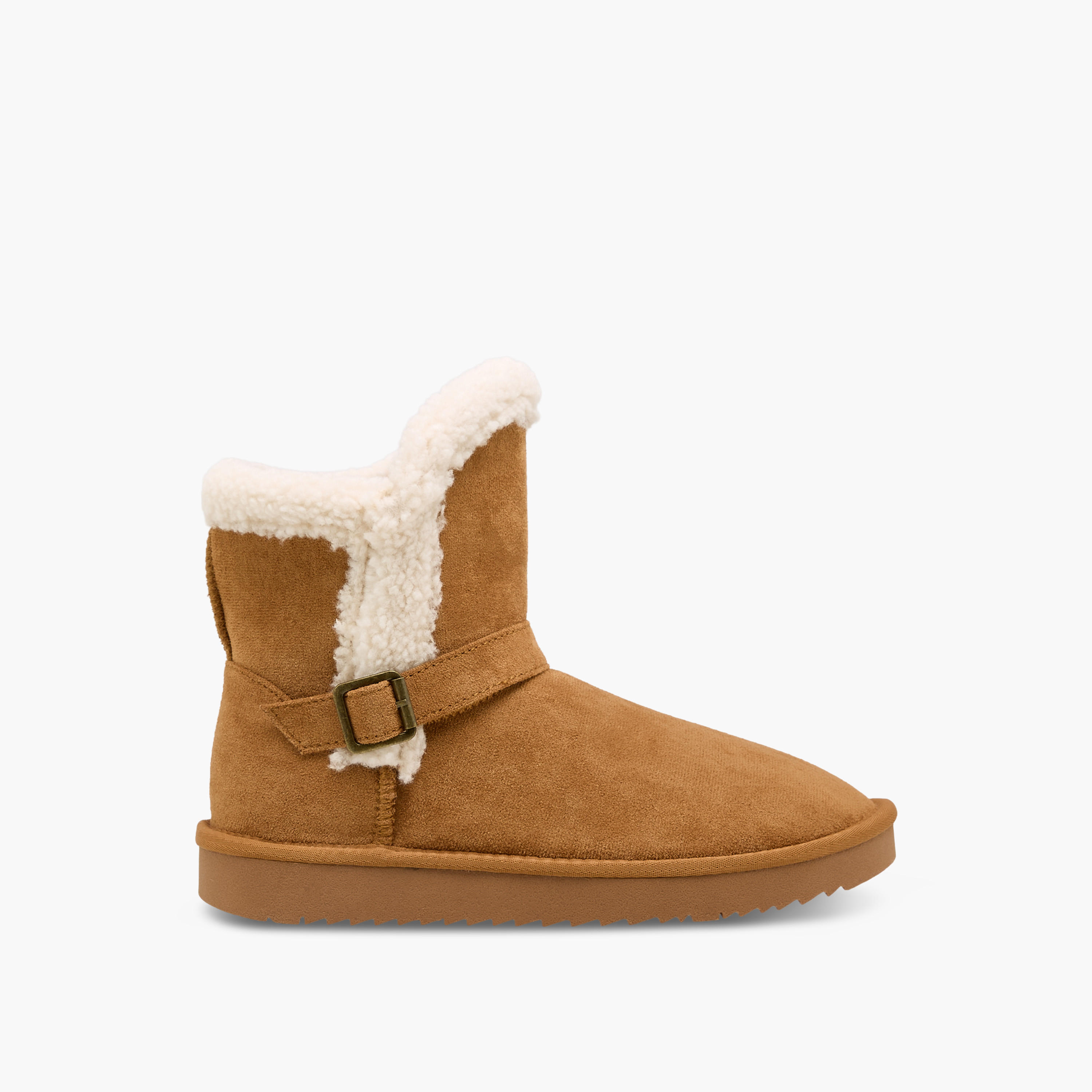 Celeste Women Faux Fur Ankle Length Boots-women-shoes-boots-image-3