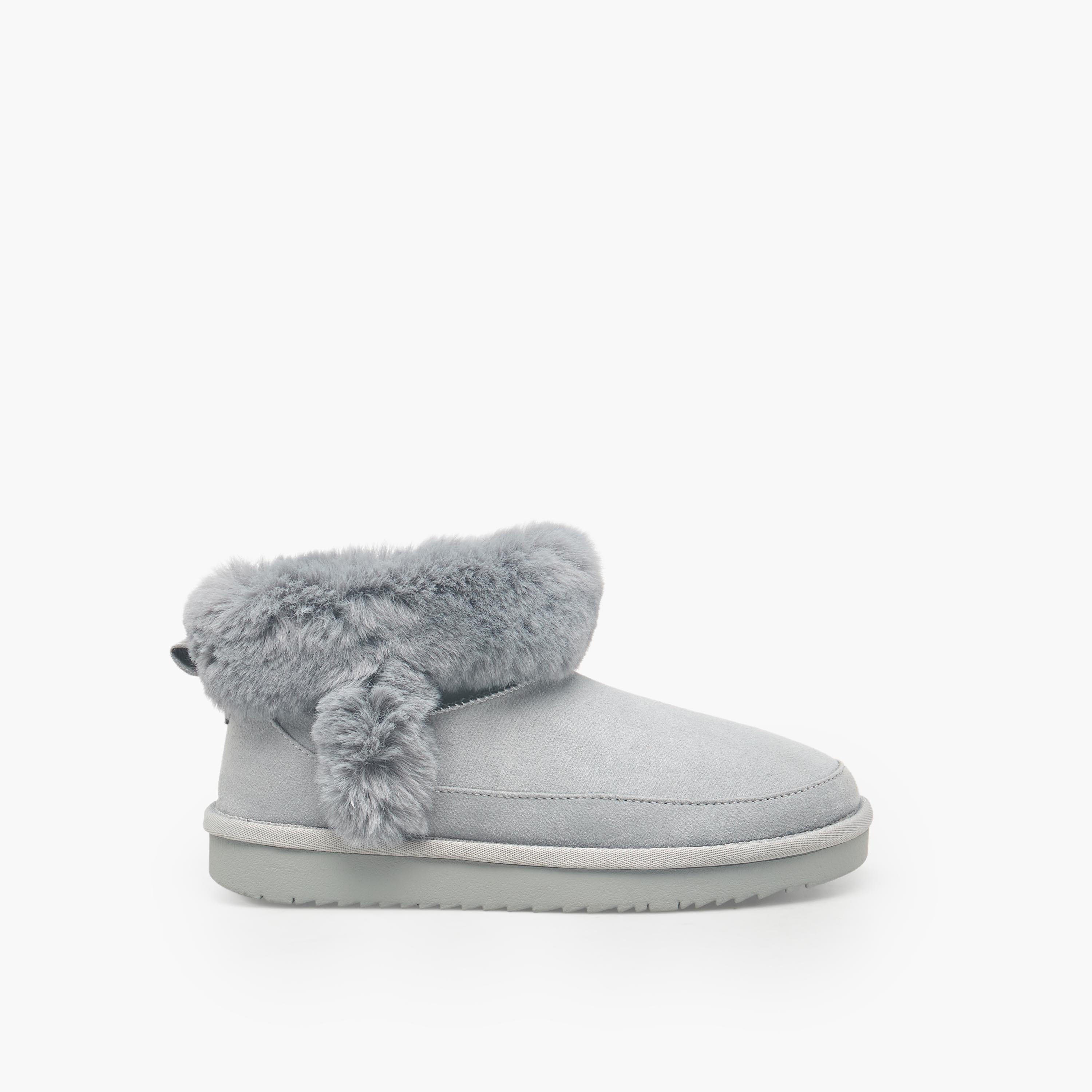 Celeste Women Faux Fur Trim Ankle Boots-women-shoes-boots-image-3