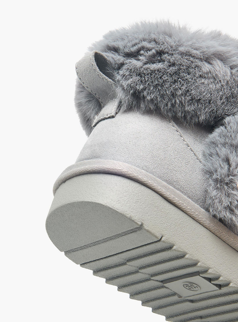Celeste Women Faux Fur Trim Ankle Boots-women-shoes-boots-image-4