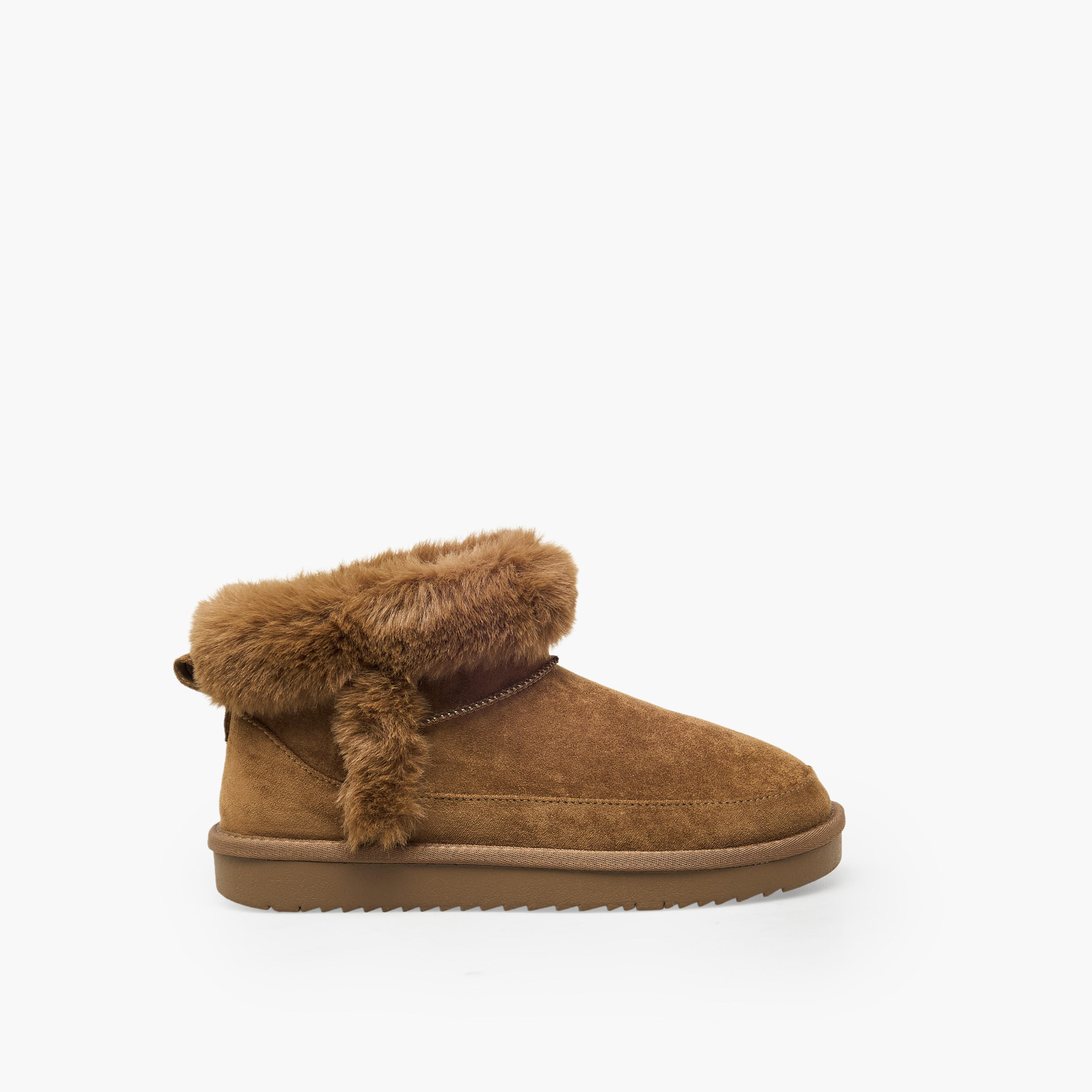 Celeste Women Faux Fur Trim Ankle Boots-women-shoes-boots-image-3