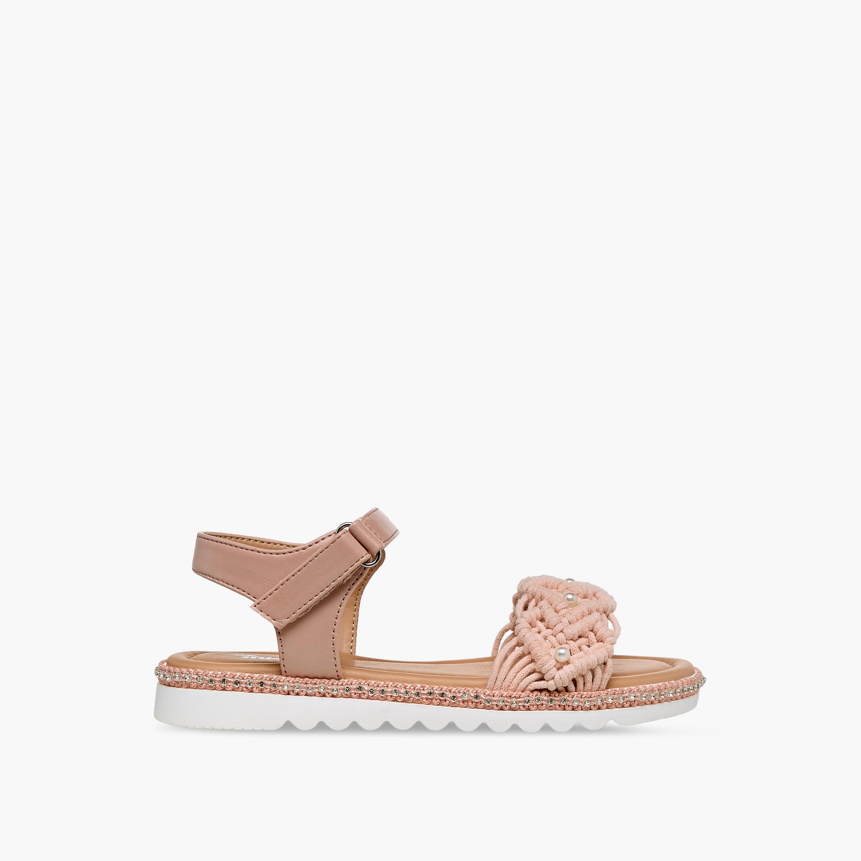 Little Missy Girls Hook and Loop Sandals-girls-shoes-sandals-image-2