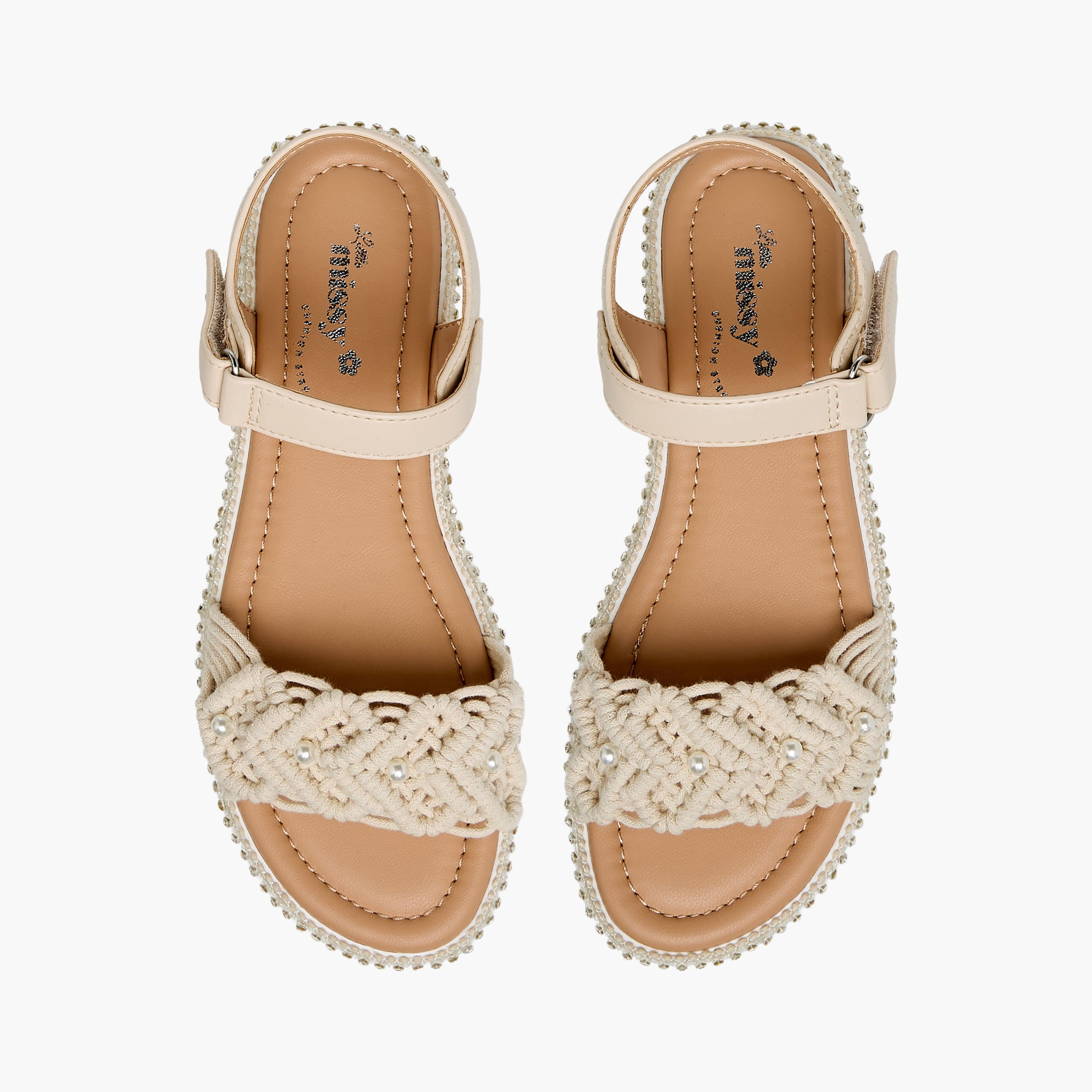 صندل بشريط إغلاق للفتيات من ليتل ميسي-girls-shoes-sandals-image-1