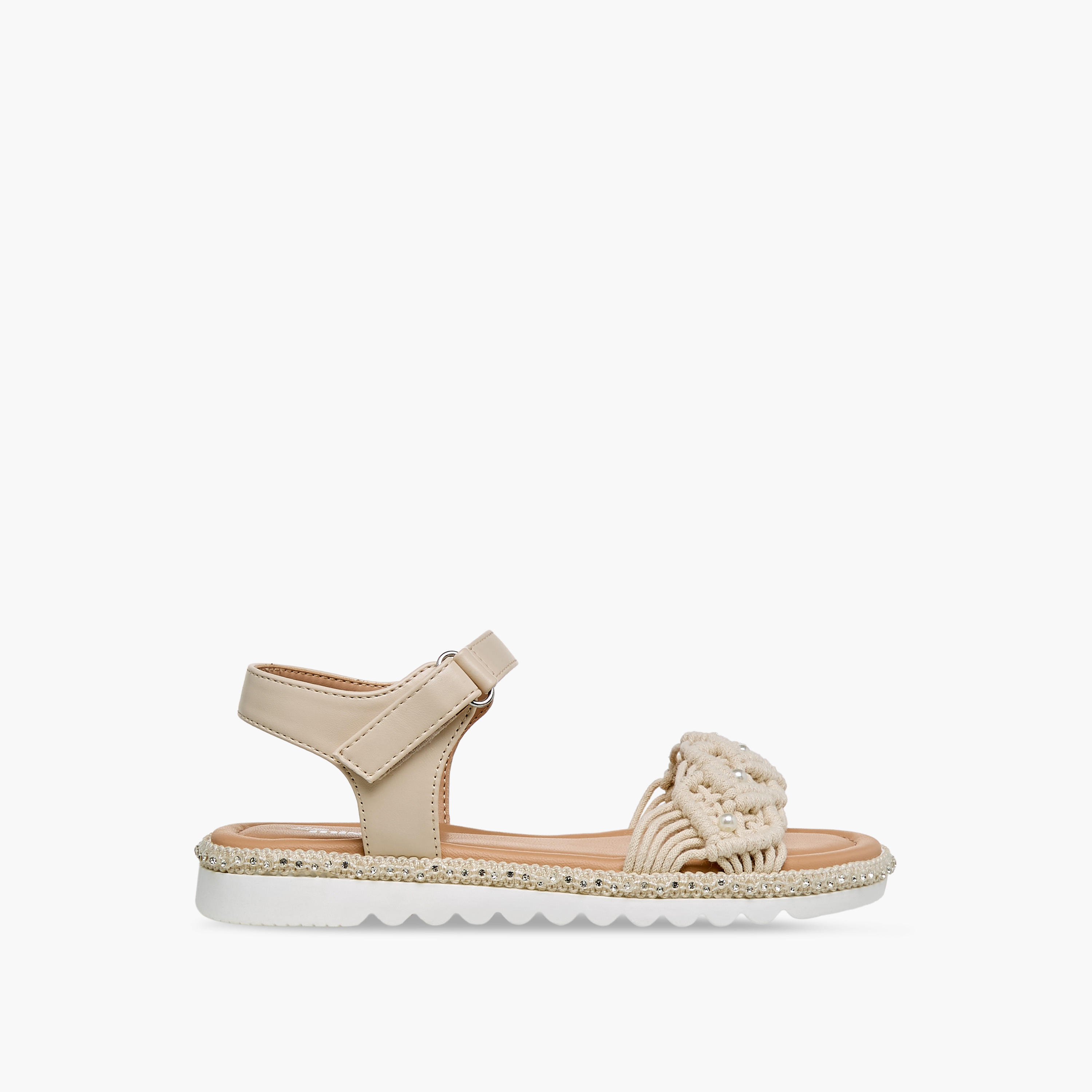 صندل بشريط إغلاق للفتيات من ليتل ميسي-girls-shoes-sandals-image-2
