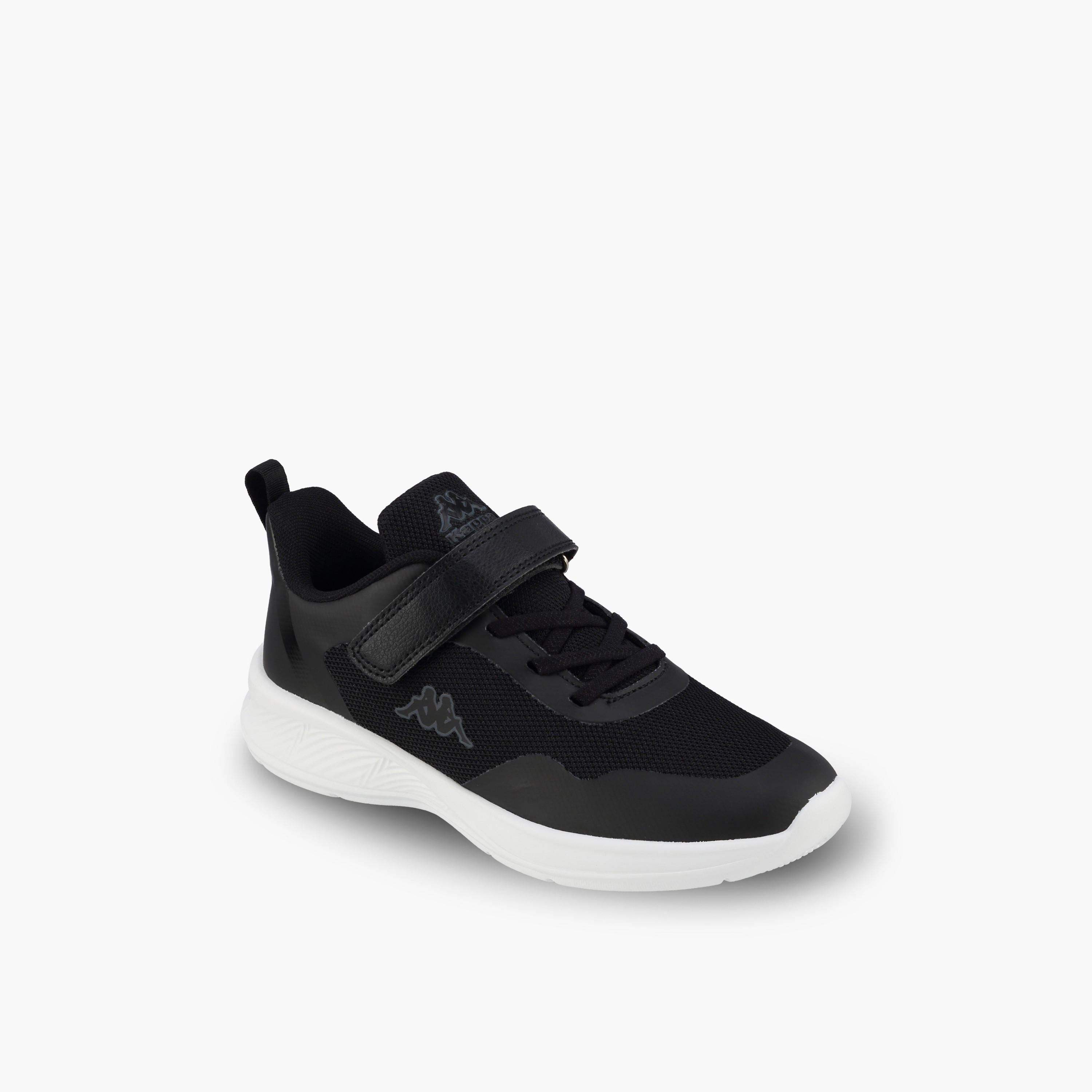 Kappa Kids Logo Print Hook & Loop Sports Shoes-girls-shoes-sneakers-image-2