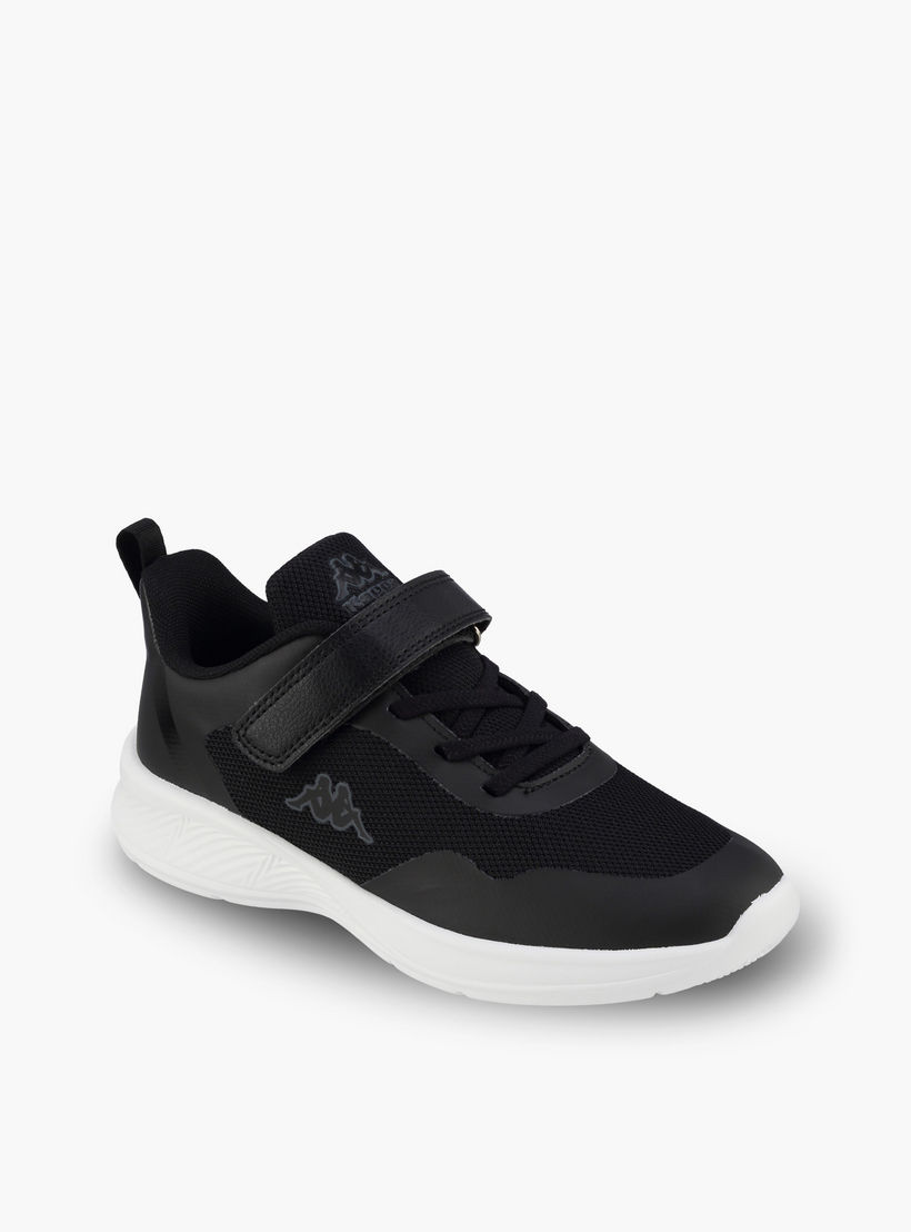 Kappa Kids Logo Print Hook & Loop Sports Shoes-girls-shoes-sneakers-image-2