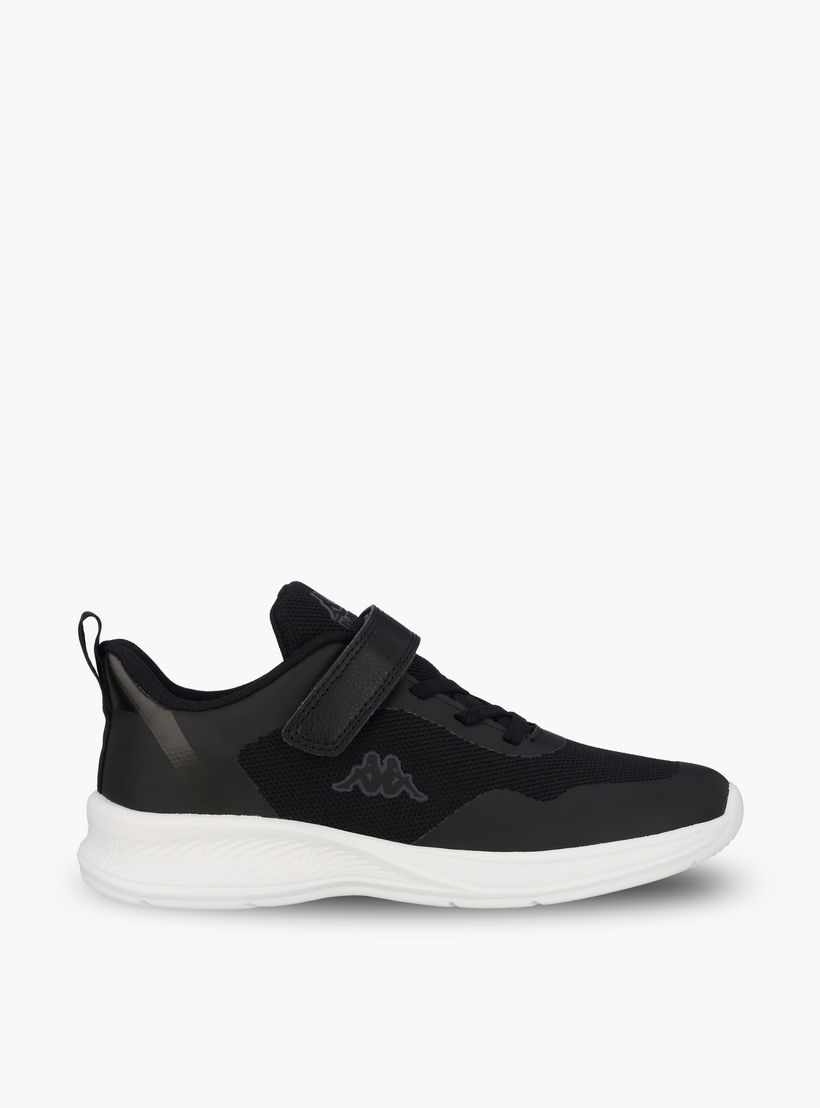 Kappa Kids Logo Print Hook & Loop Sports Shoes-girls-shoes-sneakers-image-3