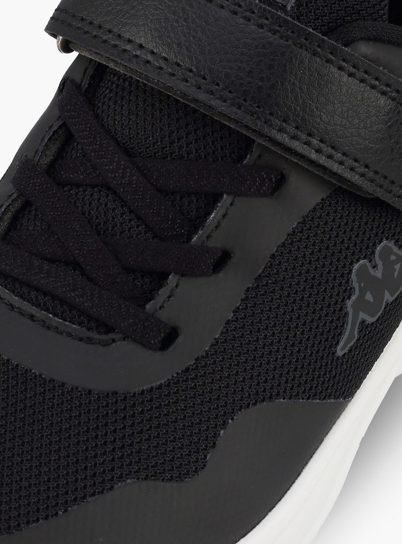 Kappa Kids Logo Print Hook & Loop Sports Shoes-girls-shoes-sneakers-image-4