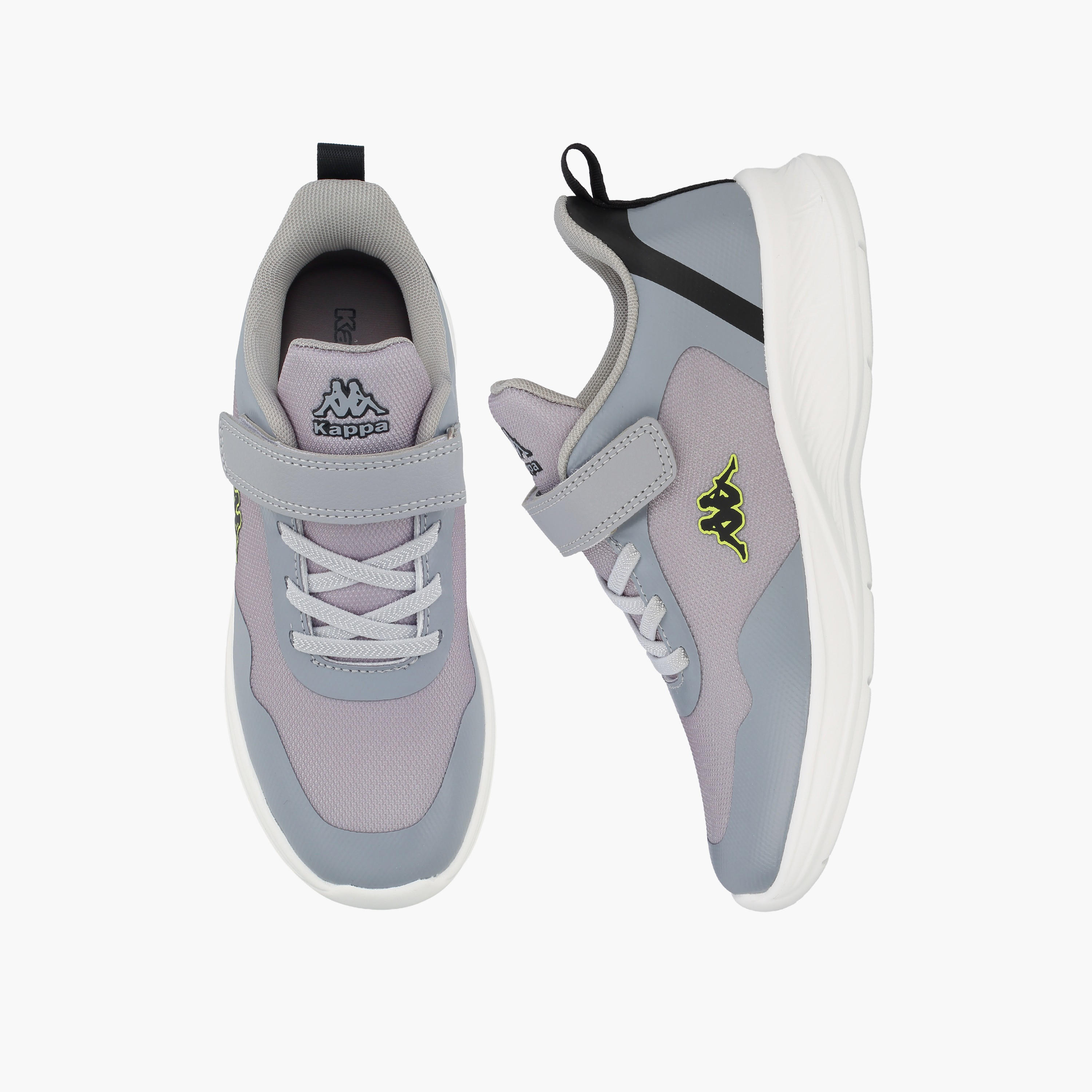 حذاء رياضي بتصميم شعار وشريط إغلاق لاصق للأطفال من كابا-girls-shoes-sneakers-image-1