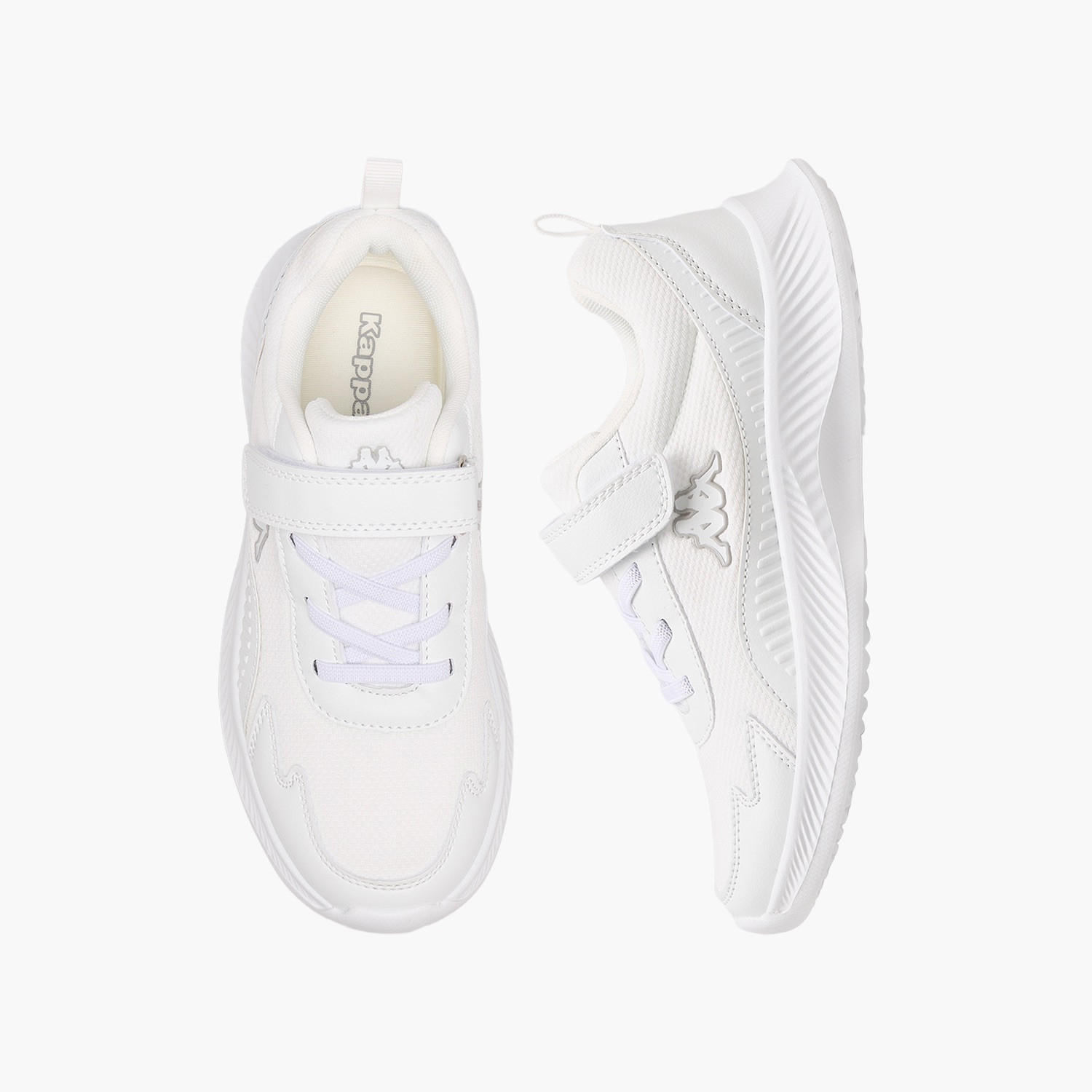 Kappa Boys Panelled Hook & Loop Sports Shoes-boys-shoes-sports-image-1