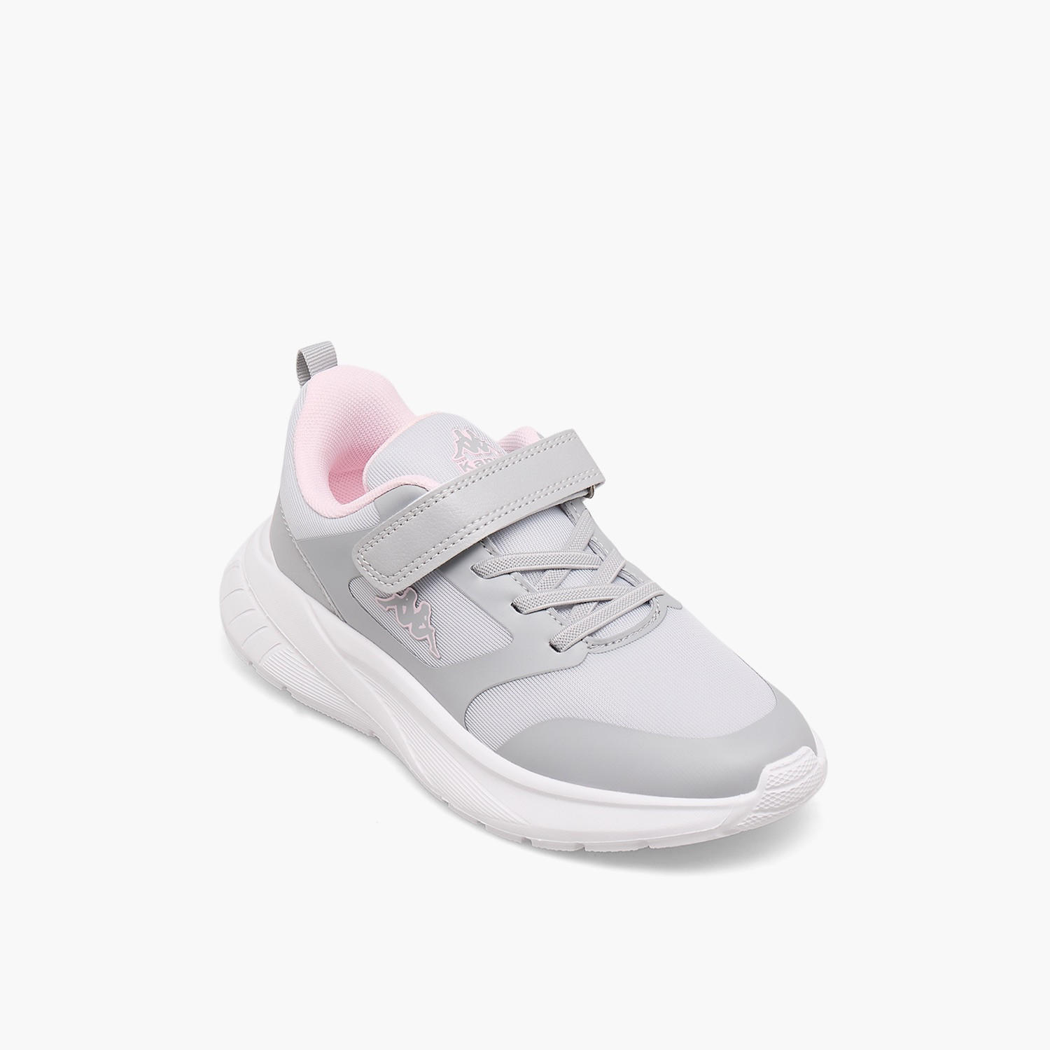 Kappa Girls Panelled Hook & Loop Sports Shoes-girls-shoes-sports-image-2