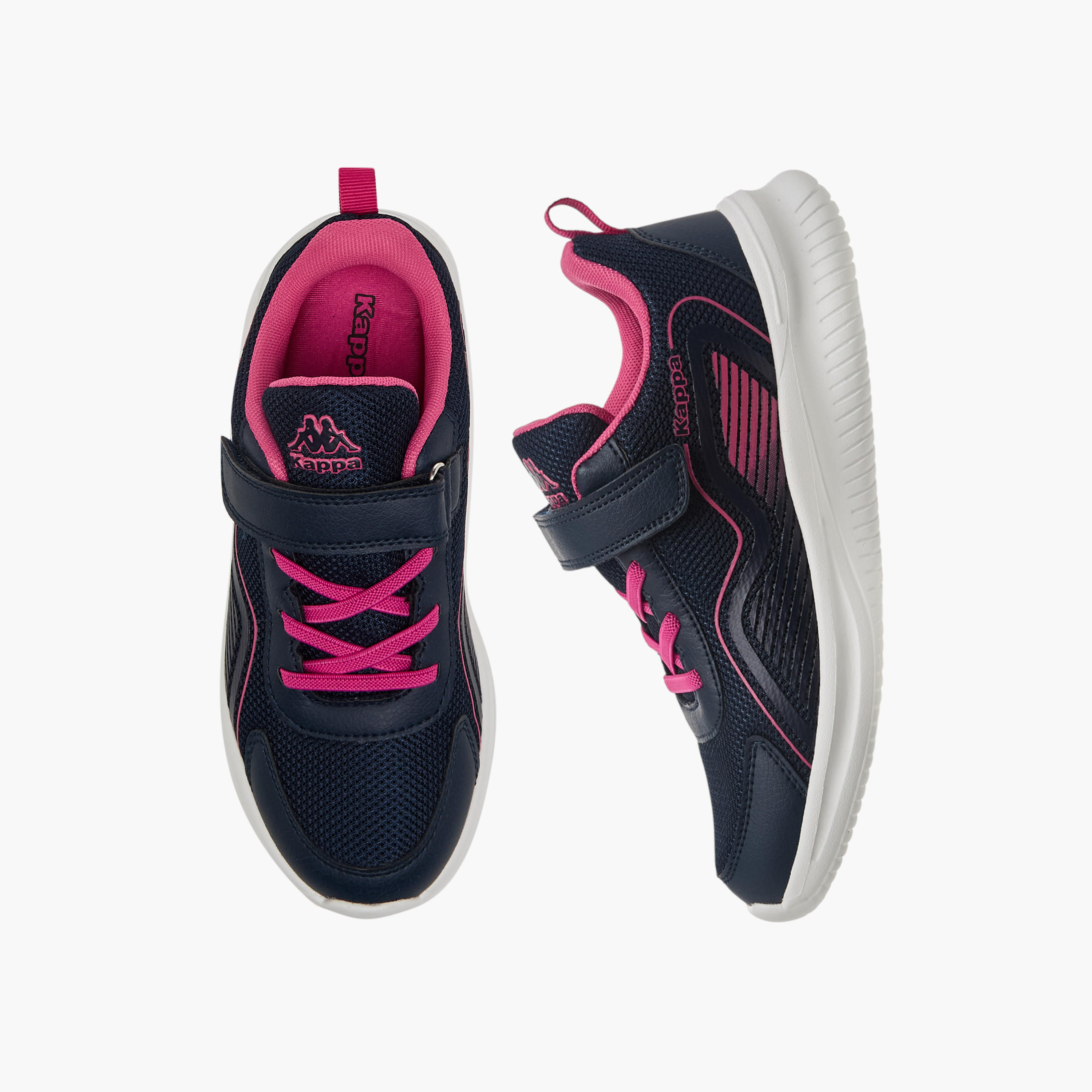 Kappa Girls Hook & Loop Sports Shoes-sports-girls-shoes-image-1