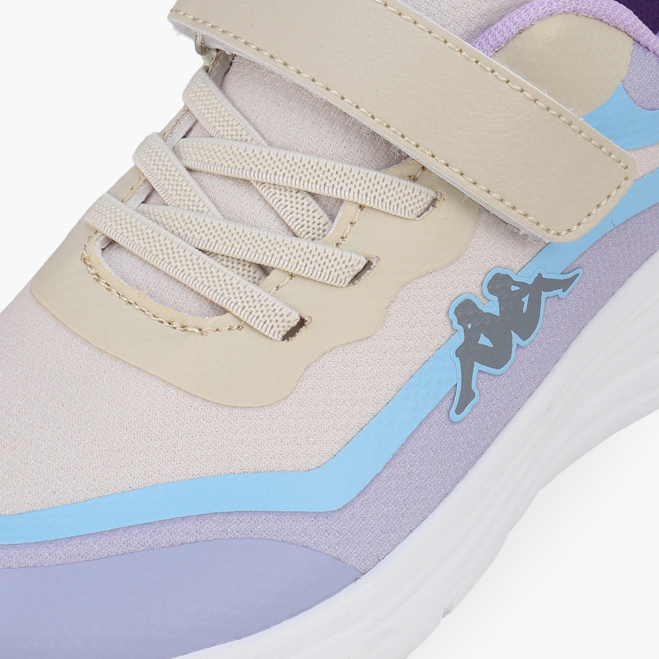 Kappa Girls Hook & Loop Sports Shoes-girls-shoes-sneakers-image-4