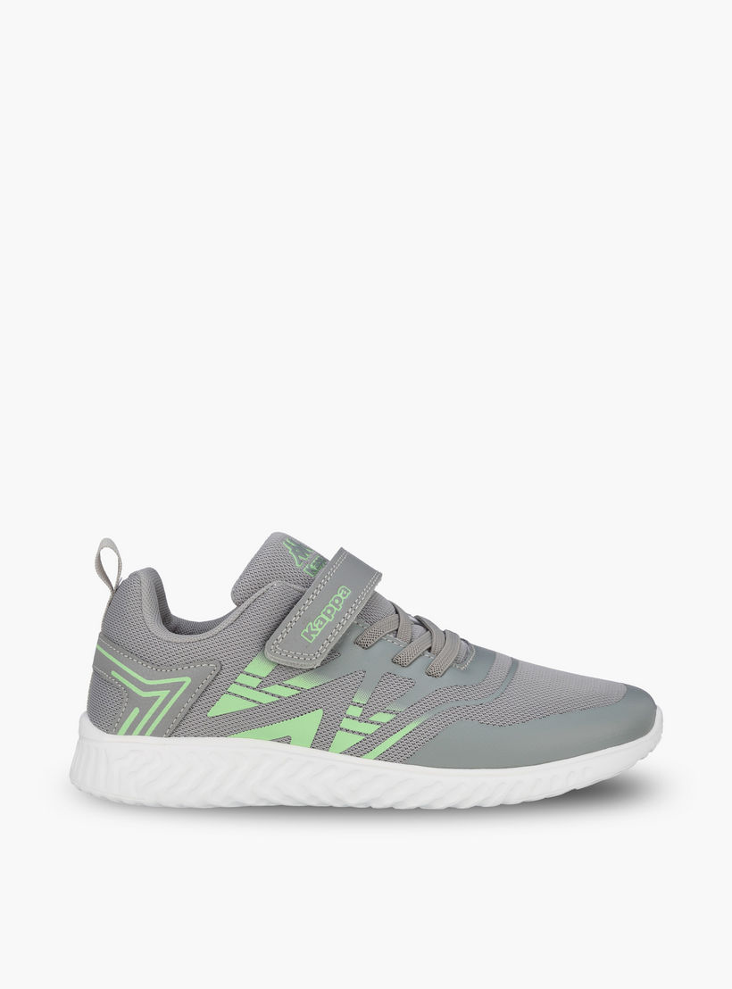 حذاء رياضي بطبعة شعار وشريط إغلاق لاصق للأولاد من كابا-sports-boys-shoes-image-3