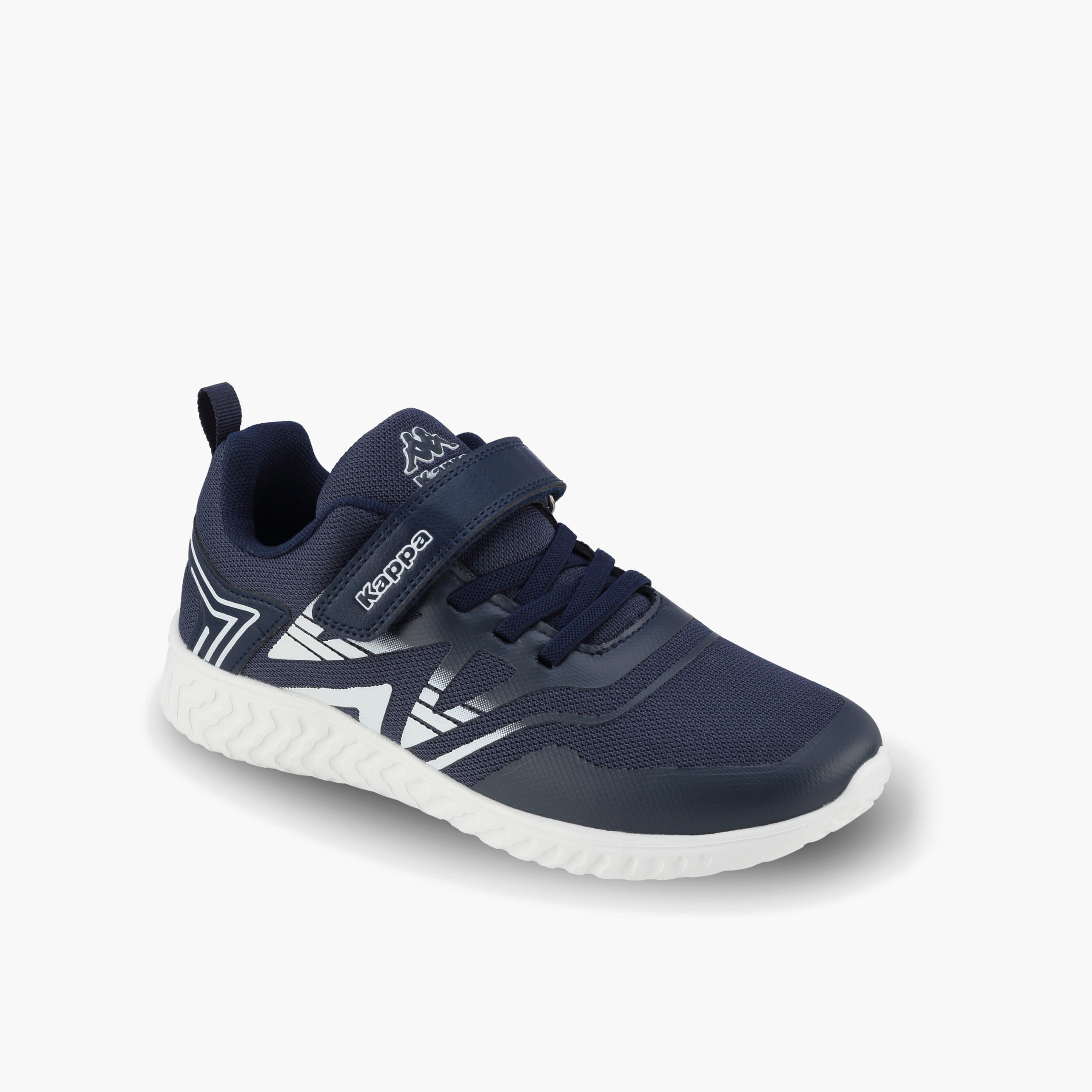 حذاء رياضي بطبعة شعار وشريط إغلاق لاصق للأولاد من كابا-sports-boys-shoes-image-2