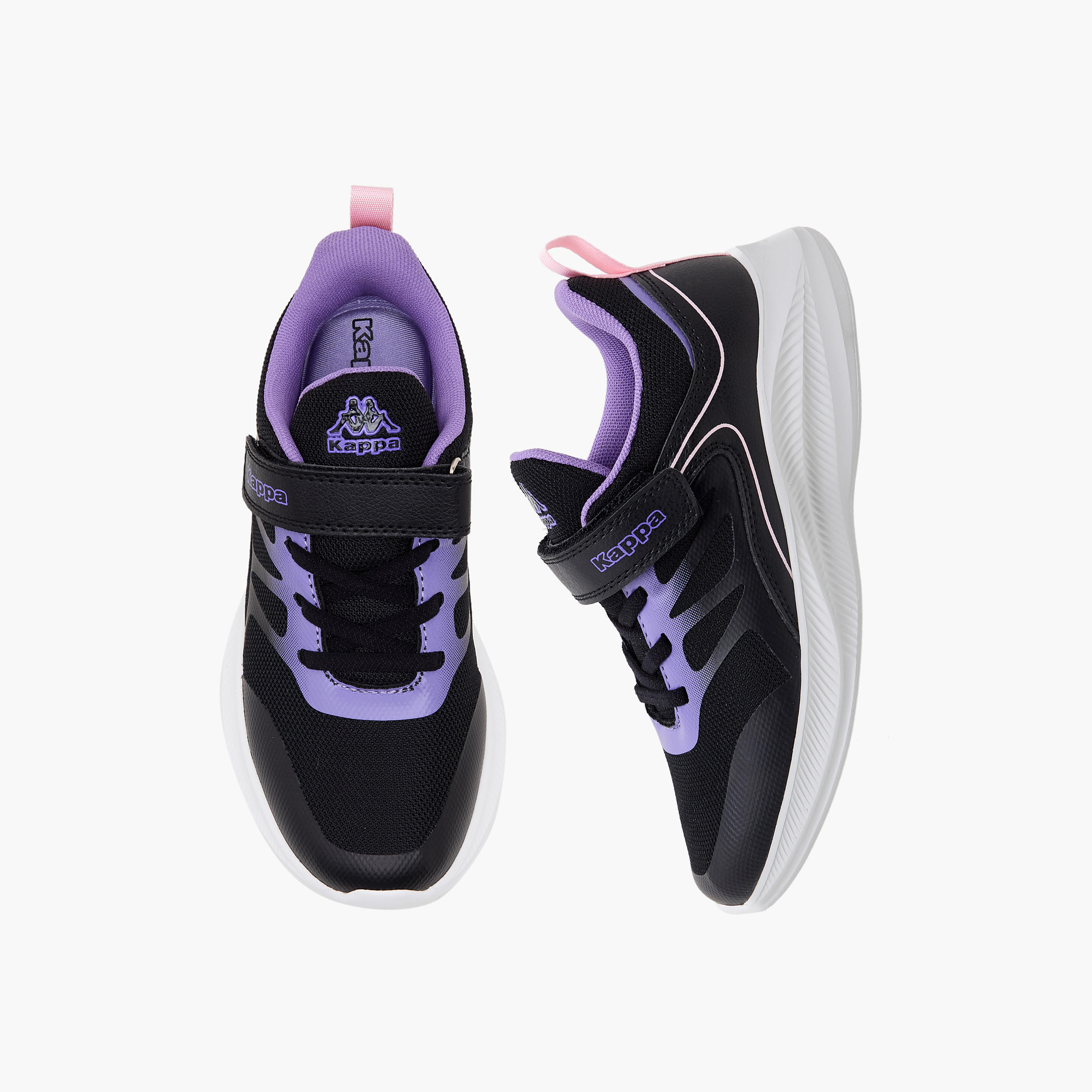 Kappa Girls Hook & Loop Sports Shoes-girls-shoes-sports-image-1