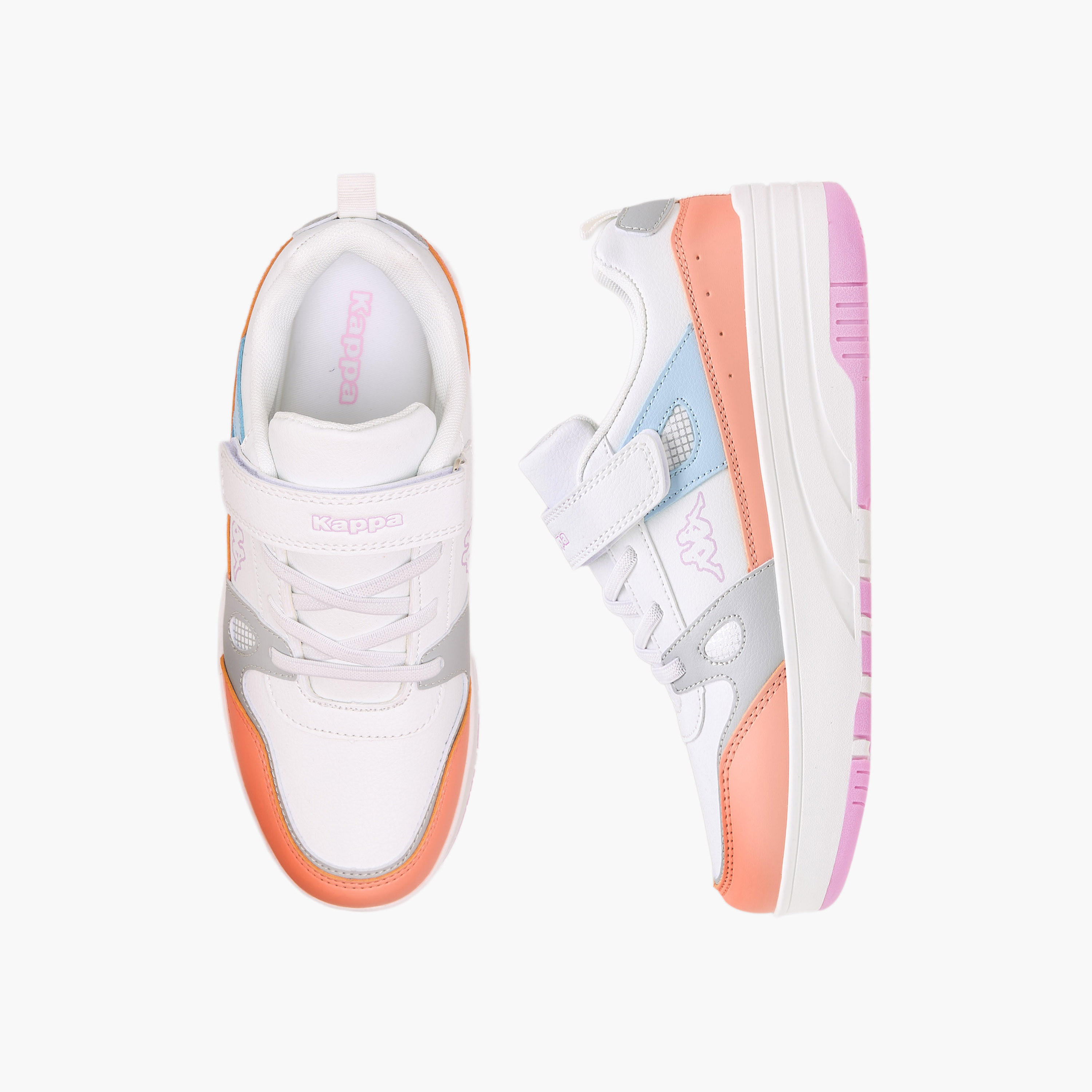 Kappa Boys Hook & Loop Sports Shoes-boys-shoes-sports-image-1