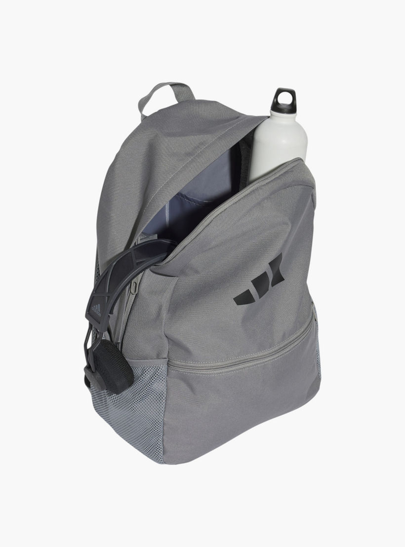 شنطة ظهر مدرسية بسحاب إغلاق ومقلمة وطبعات شعار من أديداس-school-bagsandbackpacks-backpacks-image-4