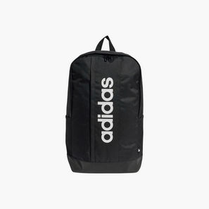 adidas Logo Print School Backpack with Adjustable Straps and Zip Closure-school-image-1