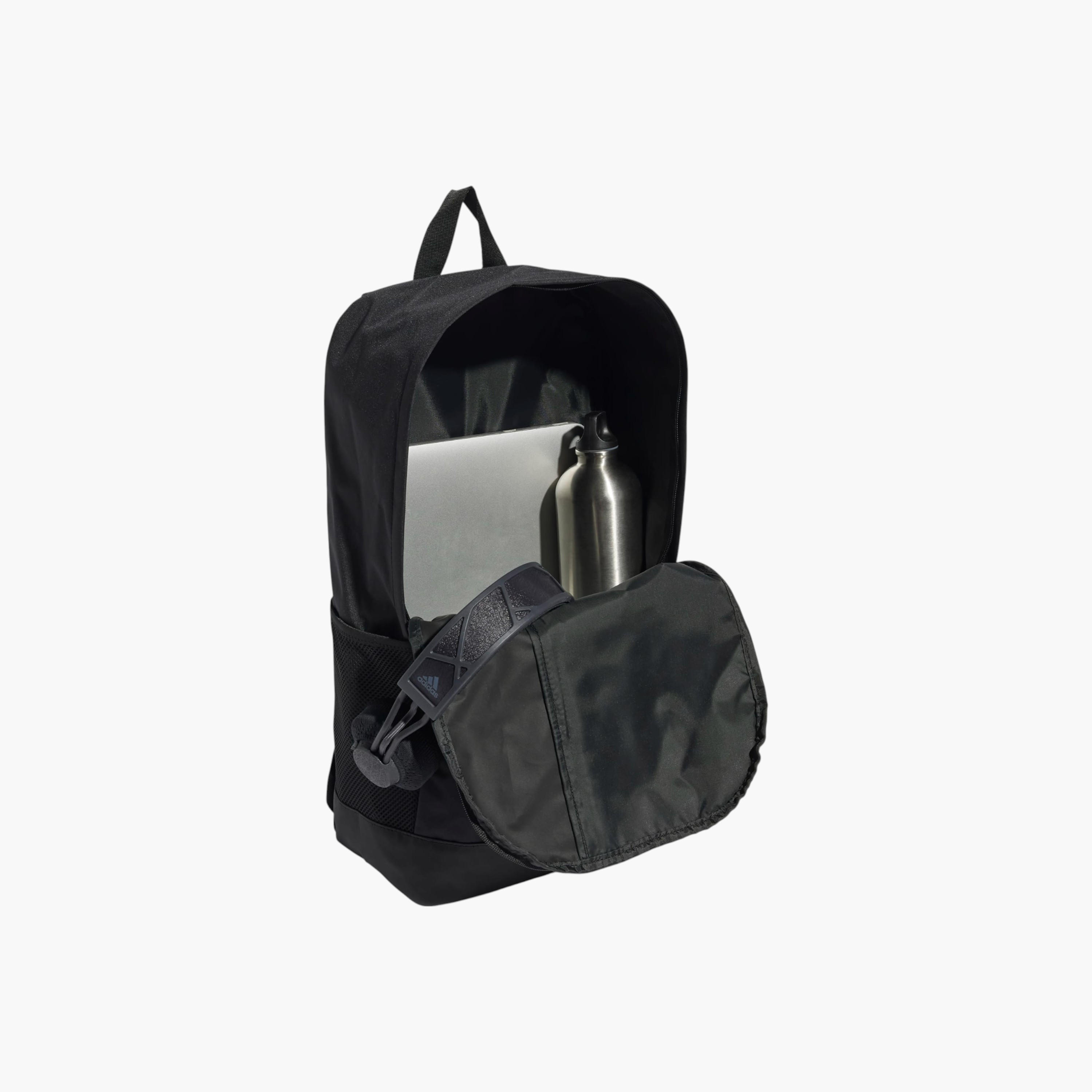 adidas Logo Print School Backpack with Adjustable Straps and Zip Closure-boys-accessories-bagsandbackpacks-image-3