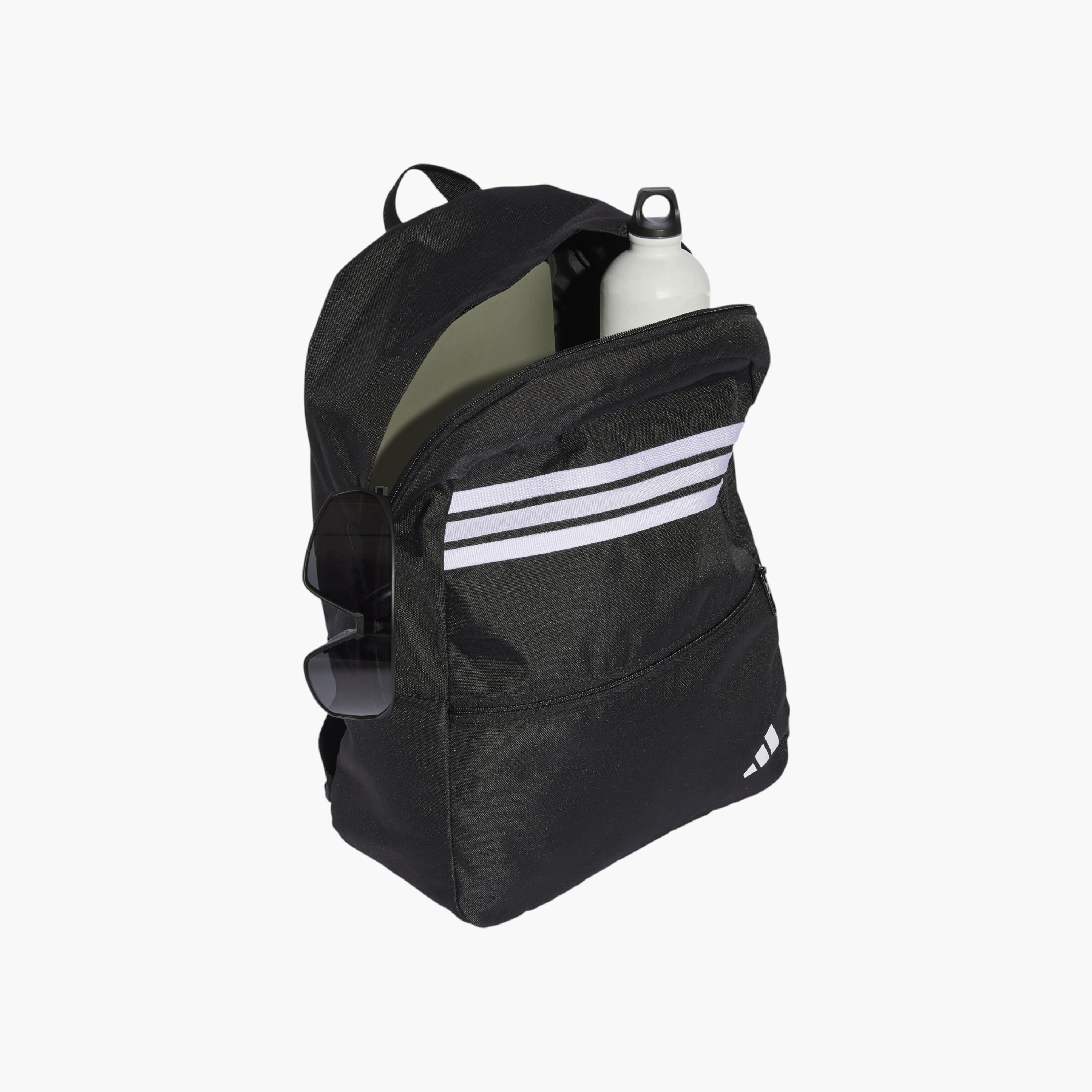 adidas Logo Print School Backpack with Adjustable Straps and Zip Closure-boys-accessories-bagsandbackpacks-image-3