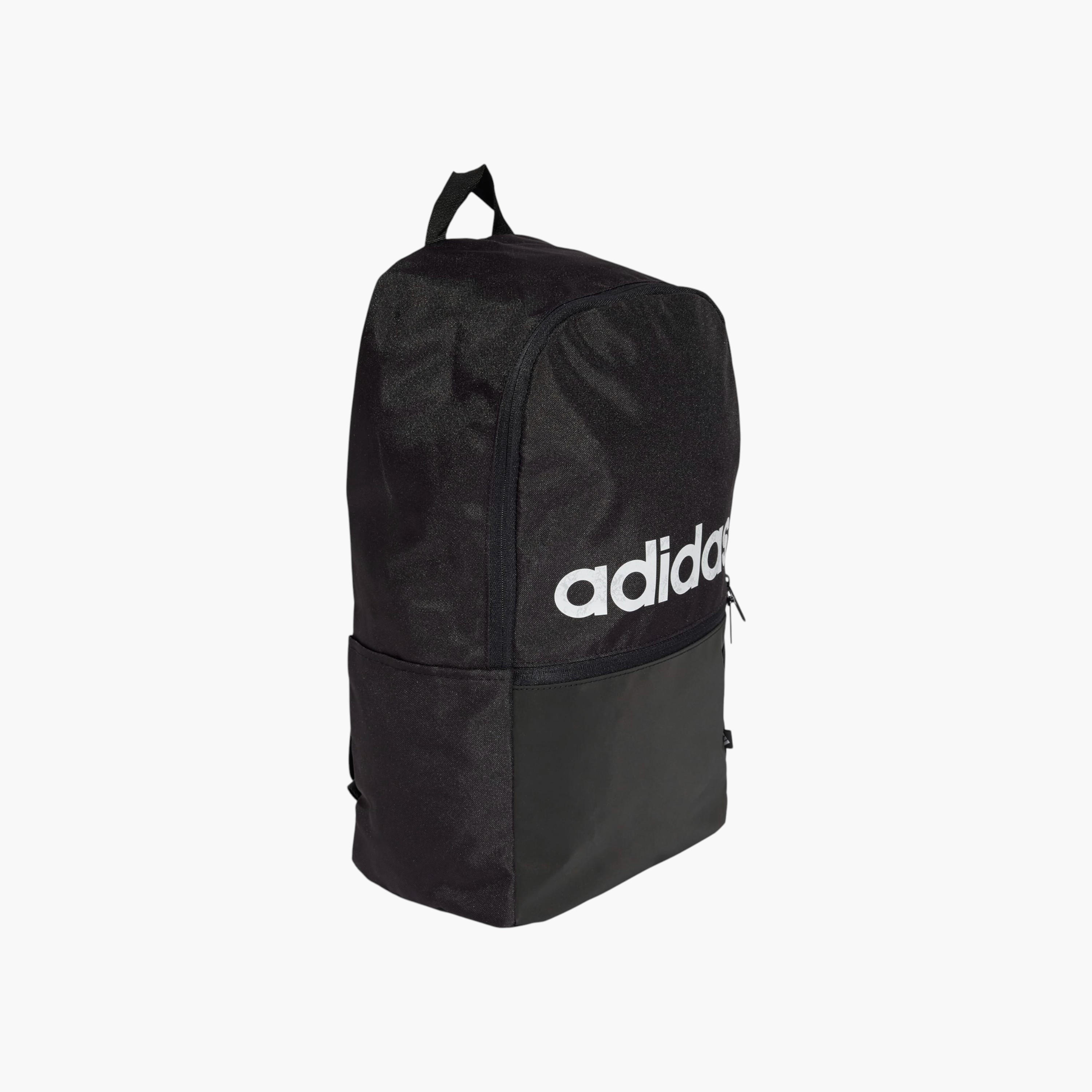 adidas Logo Print School Backpack with Adjustable Straps and Zip Closure-school-bagsandbackpacks-backpacks-image-2