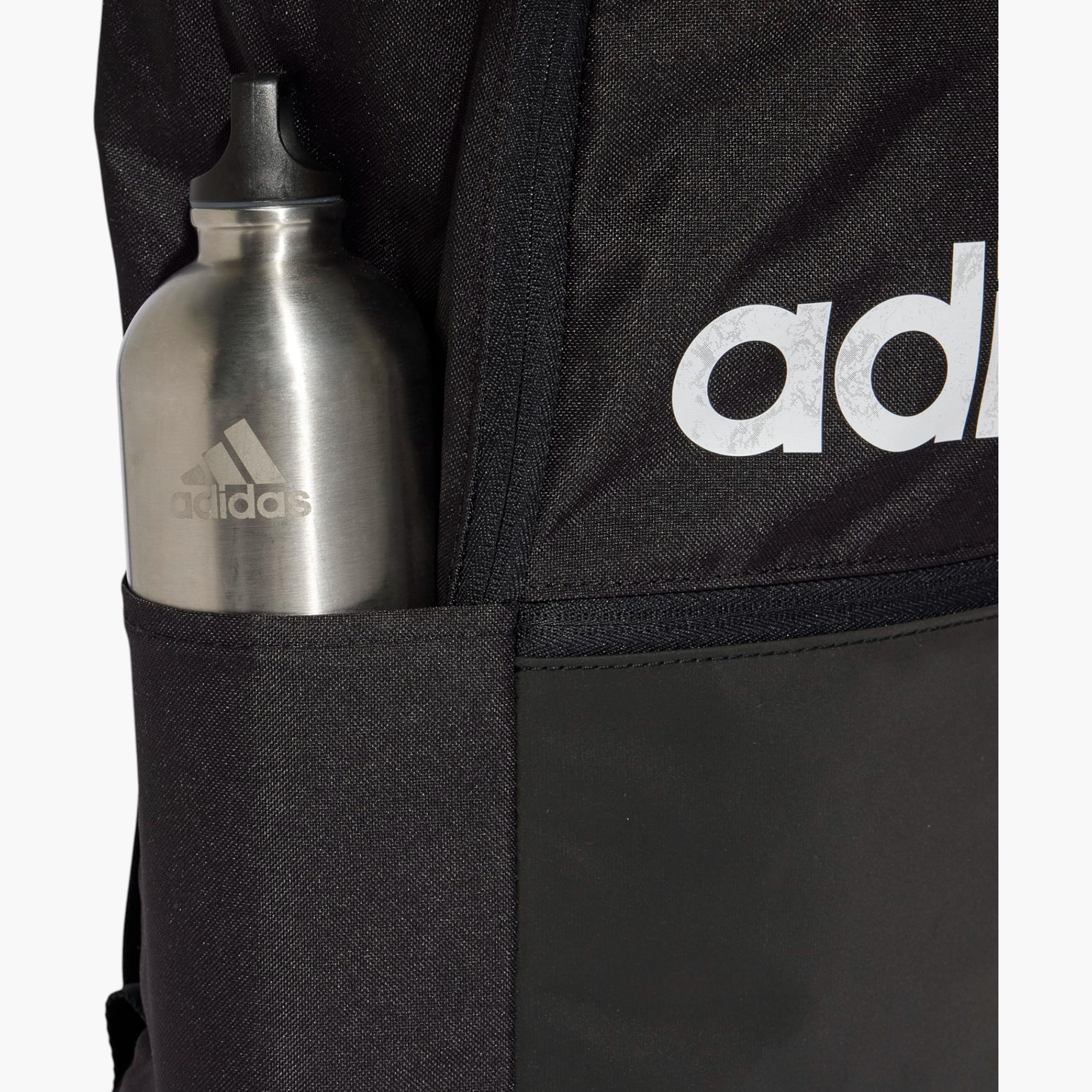 adidas Logo Print School Backpack with Adjustable Straps and Zip Closure-school-bagsandbackpacks-backpacks-image-4