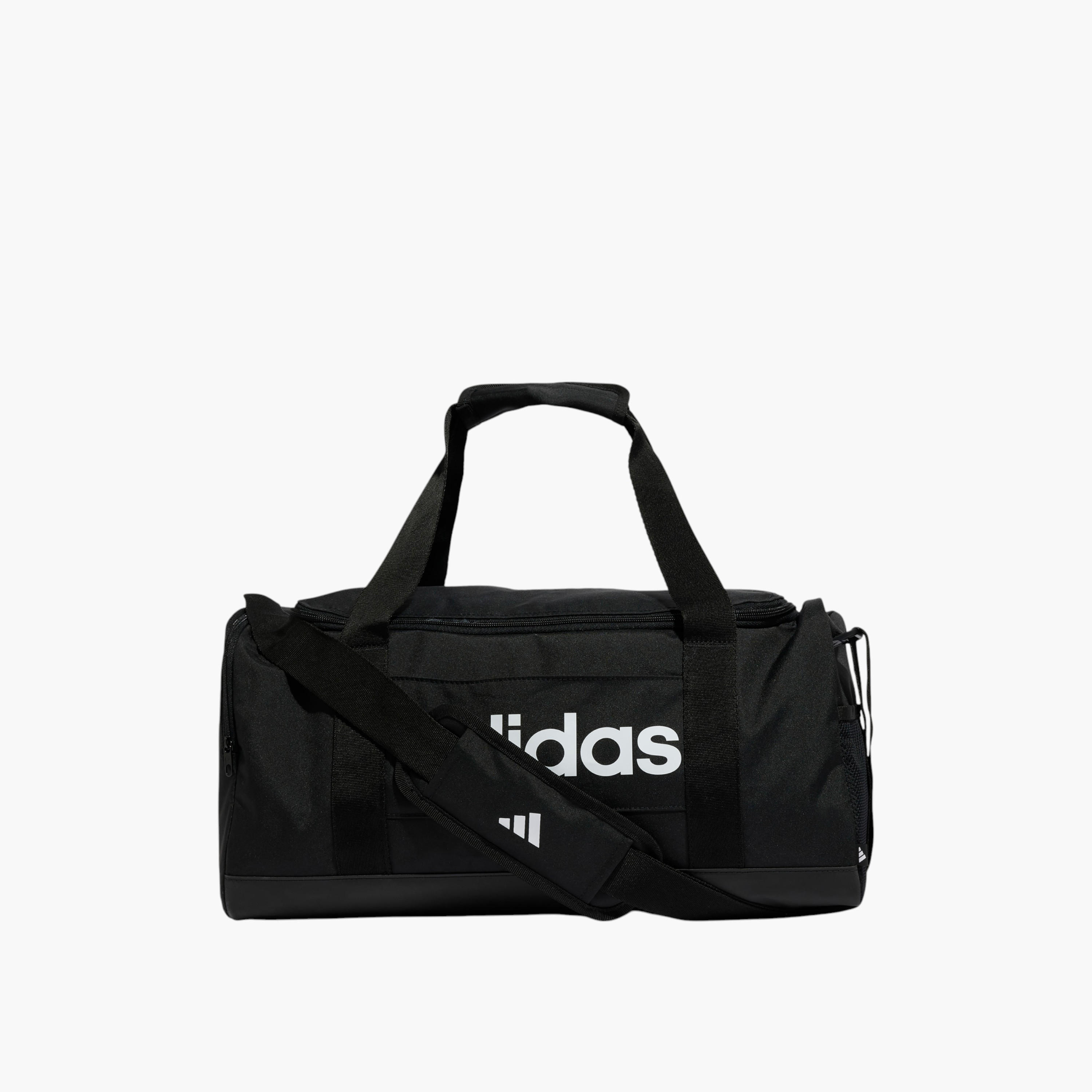 حقيبة لوجو برينت دافل مع سحاب إغلاق ومقبض مزدوج من أديداس - JE8343-travel-luggagesandbags-dufflebags-image-1