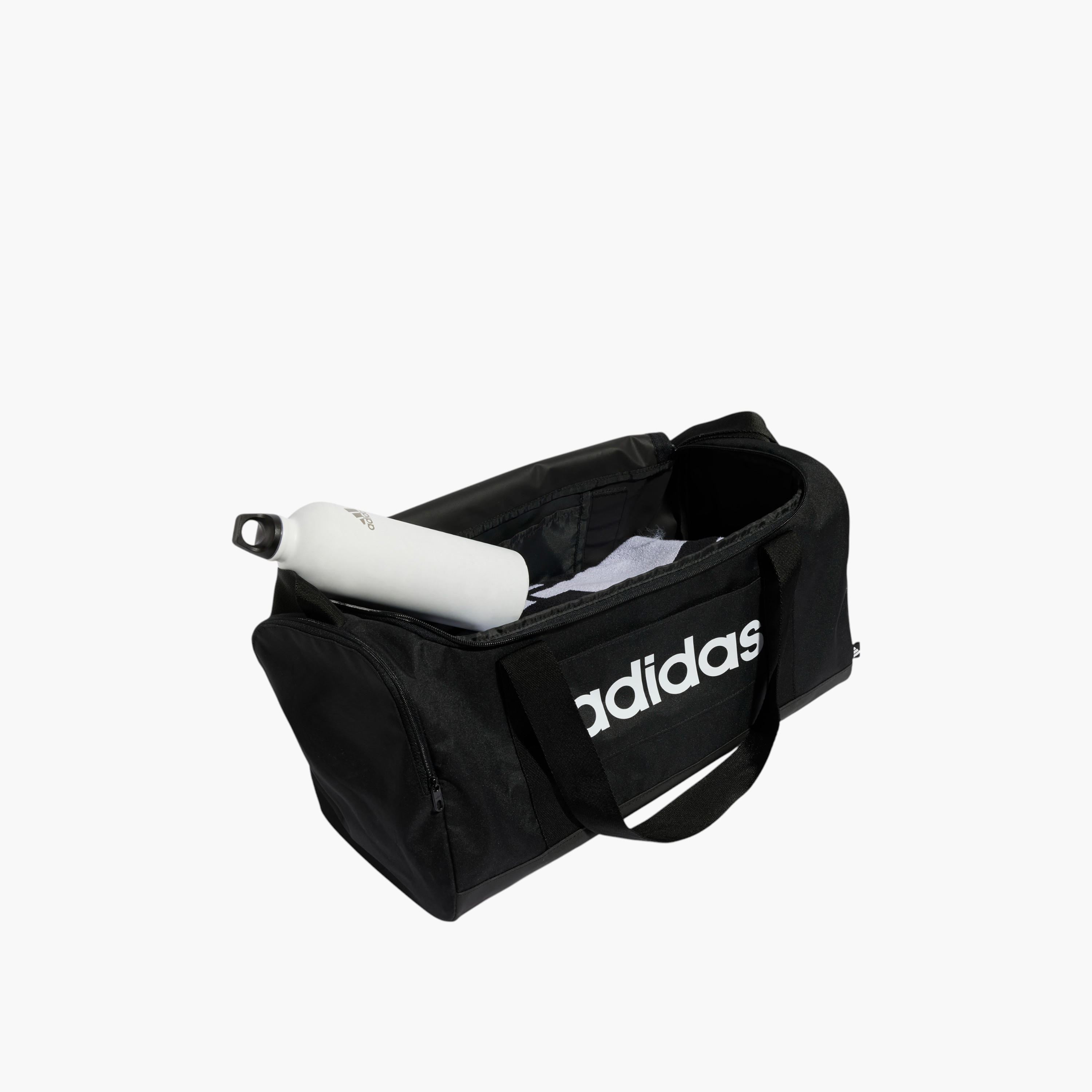 حقيبة لوجو برينت دافل مع سحاب إغلاق ومقبض مزدوج من أديداس - JE8343-travel-luggagesandbags-dufflebags-image-3