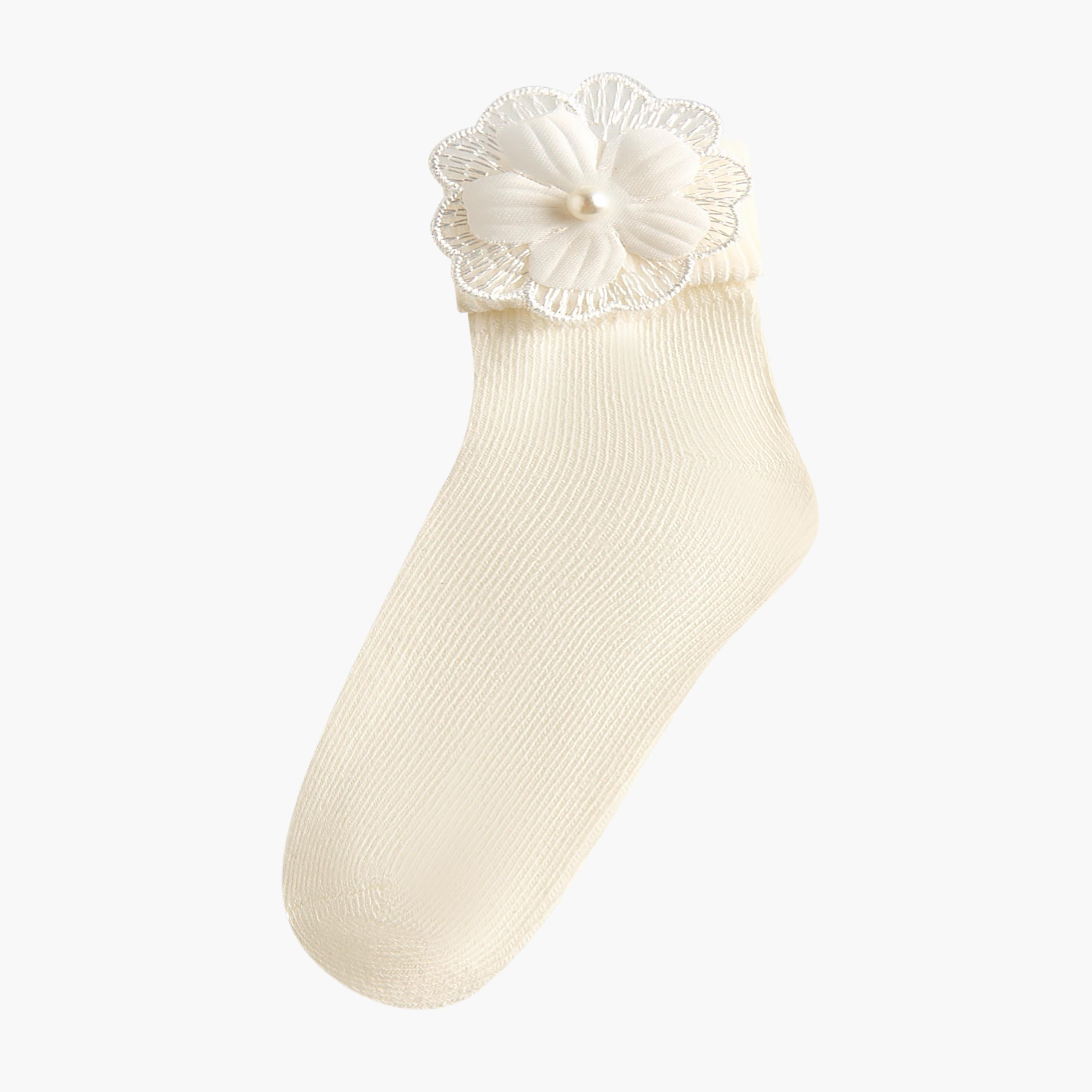 Pack of 3 Barefeet Girls Socks Ankle Length Assorted Design-girls-accessories-socks-image-2