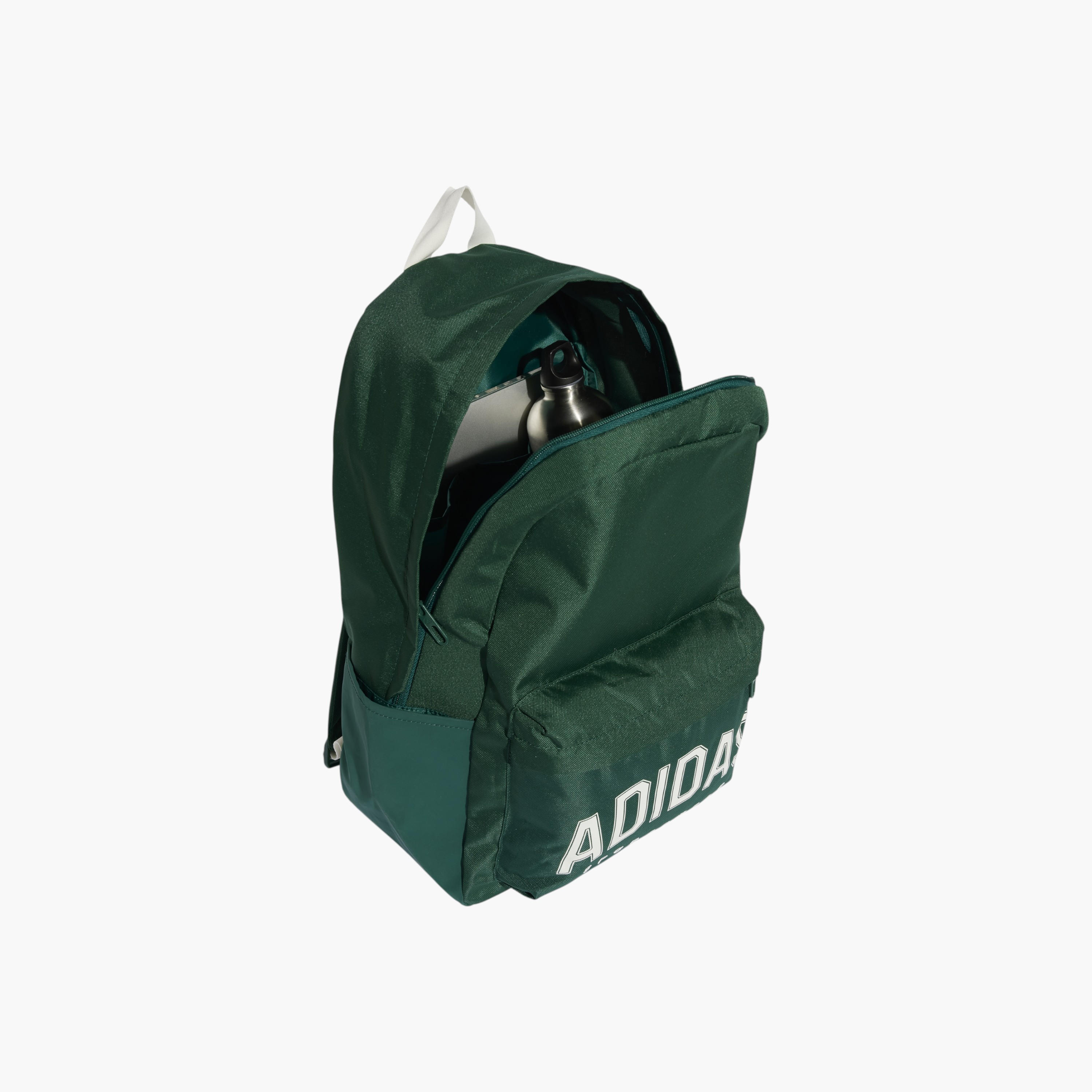 adidas Logo Print School Backpack with Adjustable Shoulder Straps and Zip Closure-boys-accessories-bagsandbackpacks-image-3