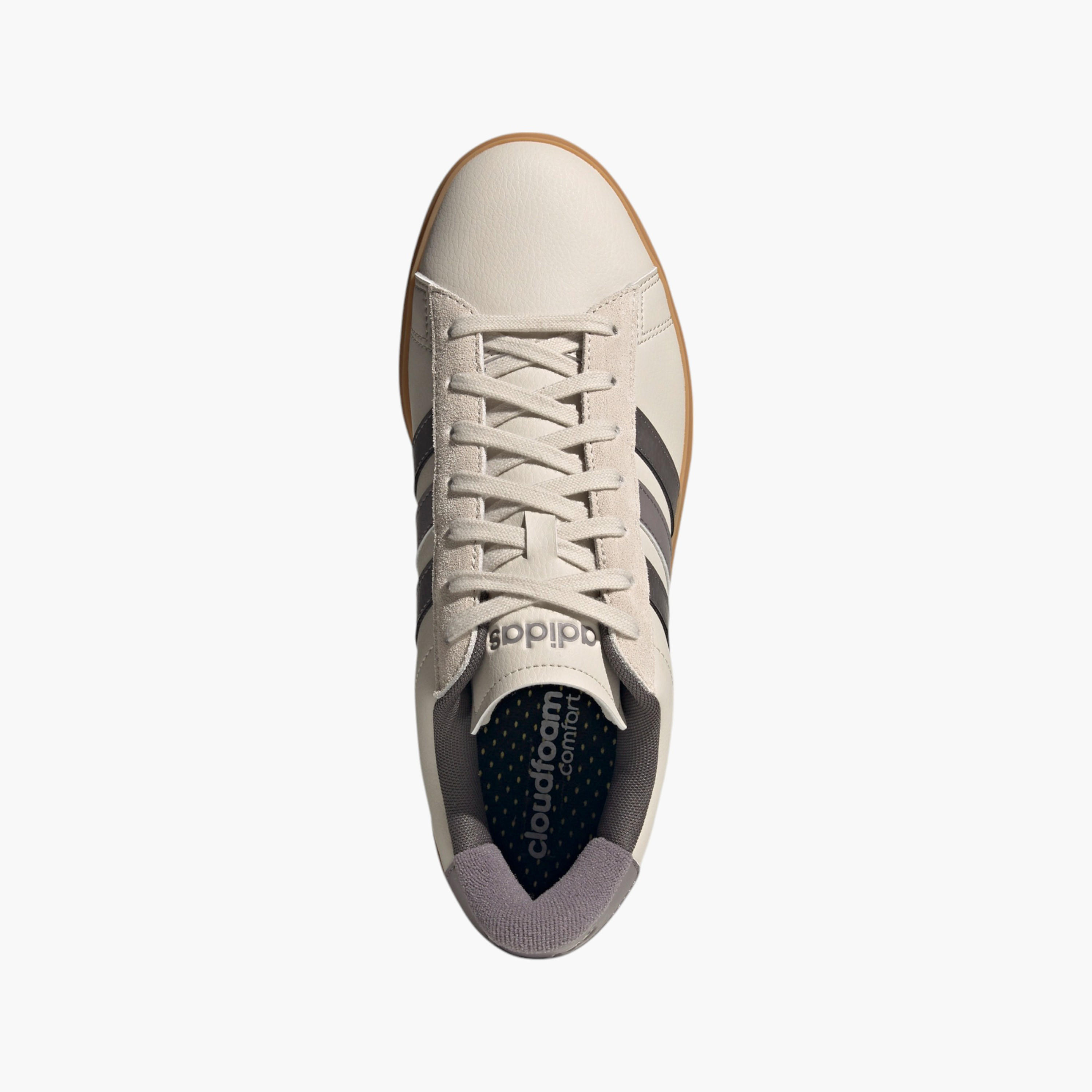 حذاء سنيكرز جراند كورت 2.0 برباط للرجال من أديداس - JH8688-men-shoes-sneakers-image-4