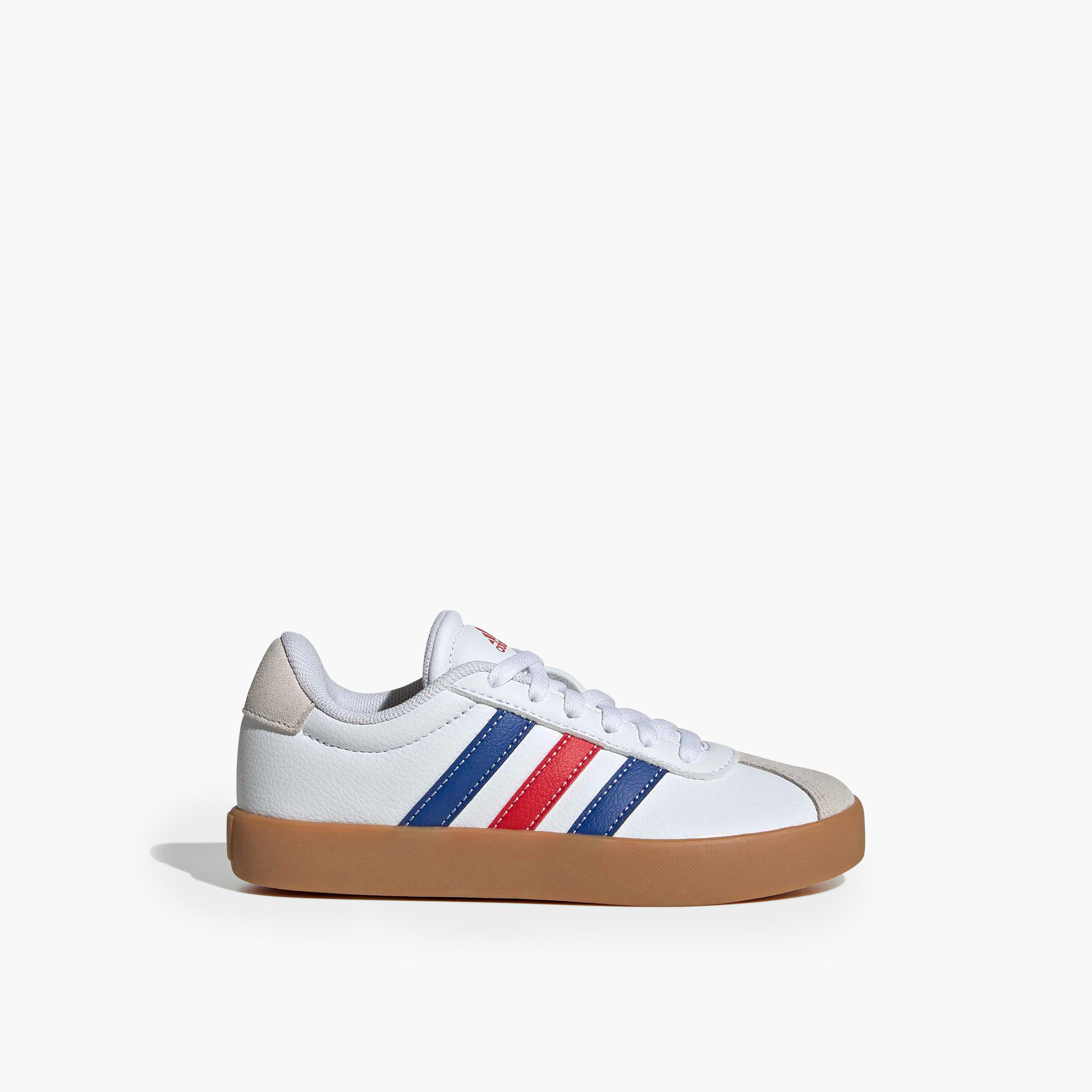 Adidas Boys VL COURT 3.0 K Lace-Up Ankle Sneakers-boys-shoes-sneakers-image-2