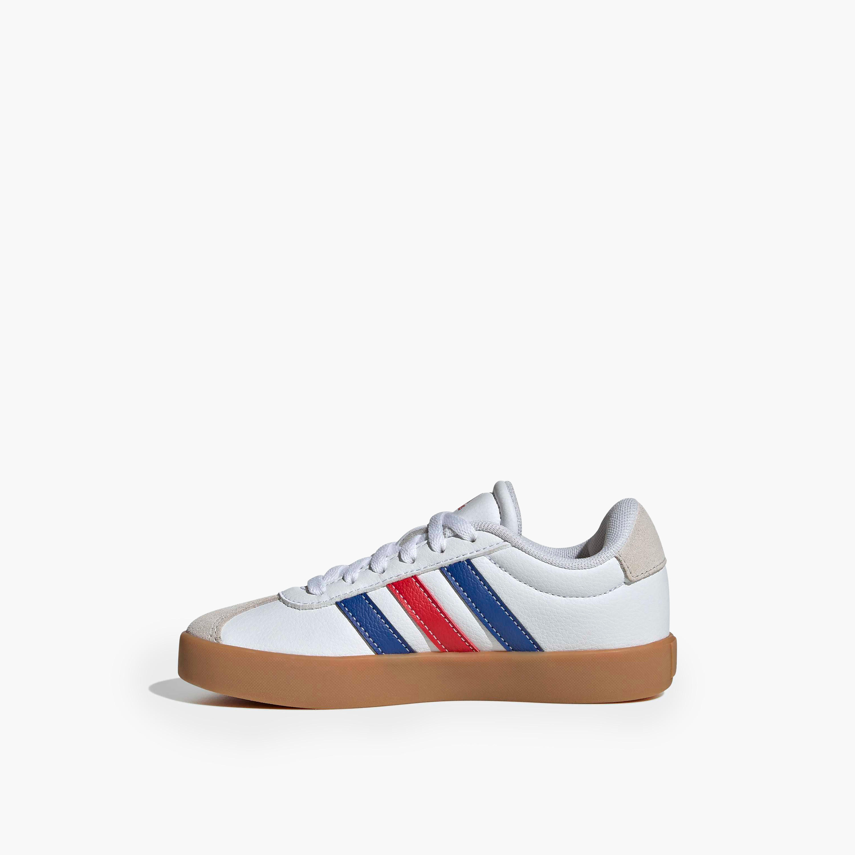 Adidas Boys VL COURT 3.0 K Lace-Up Ankle Sneakers-boys-shoes-sneakers-image-3