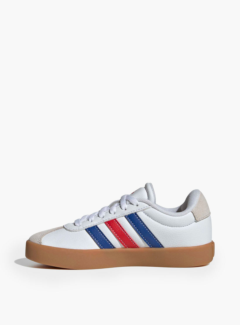 Adidas Boys VL COURT 3.0 K Lace-Up Ankle Sneakers-boys-shoes-sneakers-image-3
