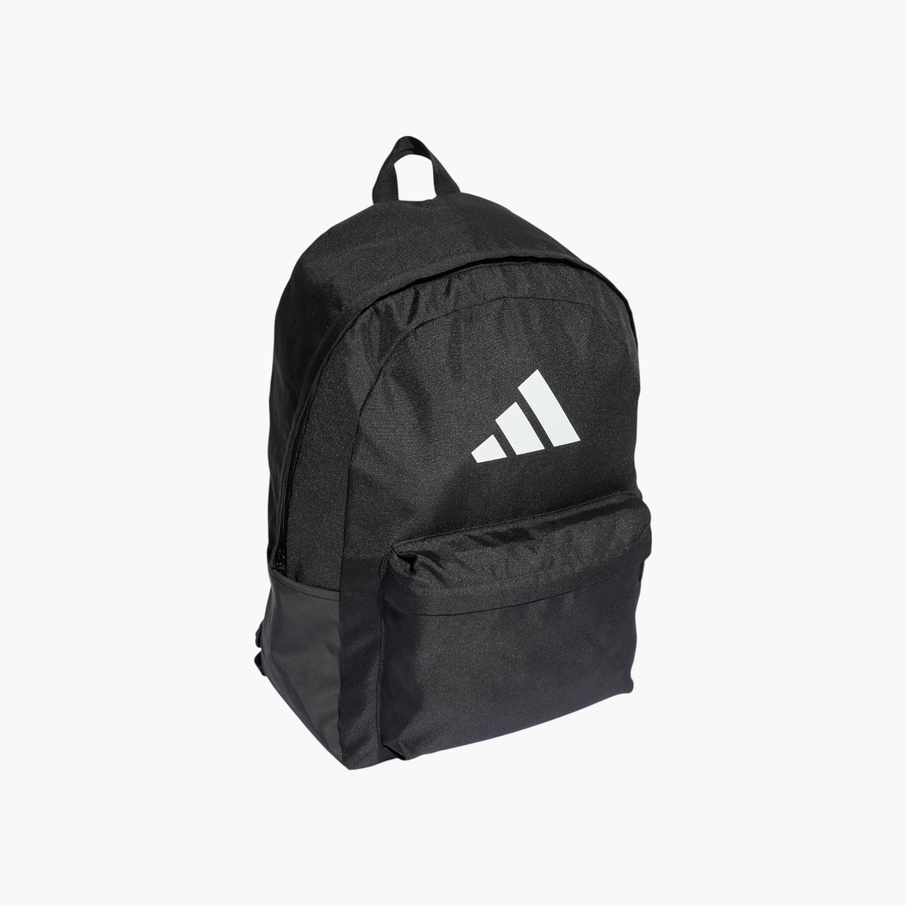 adidas Logo Print School Backpack with Adjustable Straps and Zip Closure-school-bagsandbackpacks-backpacks-image-3