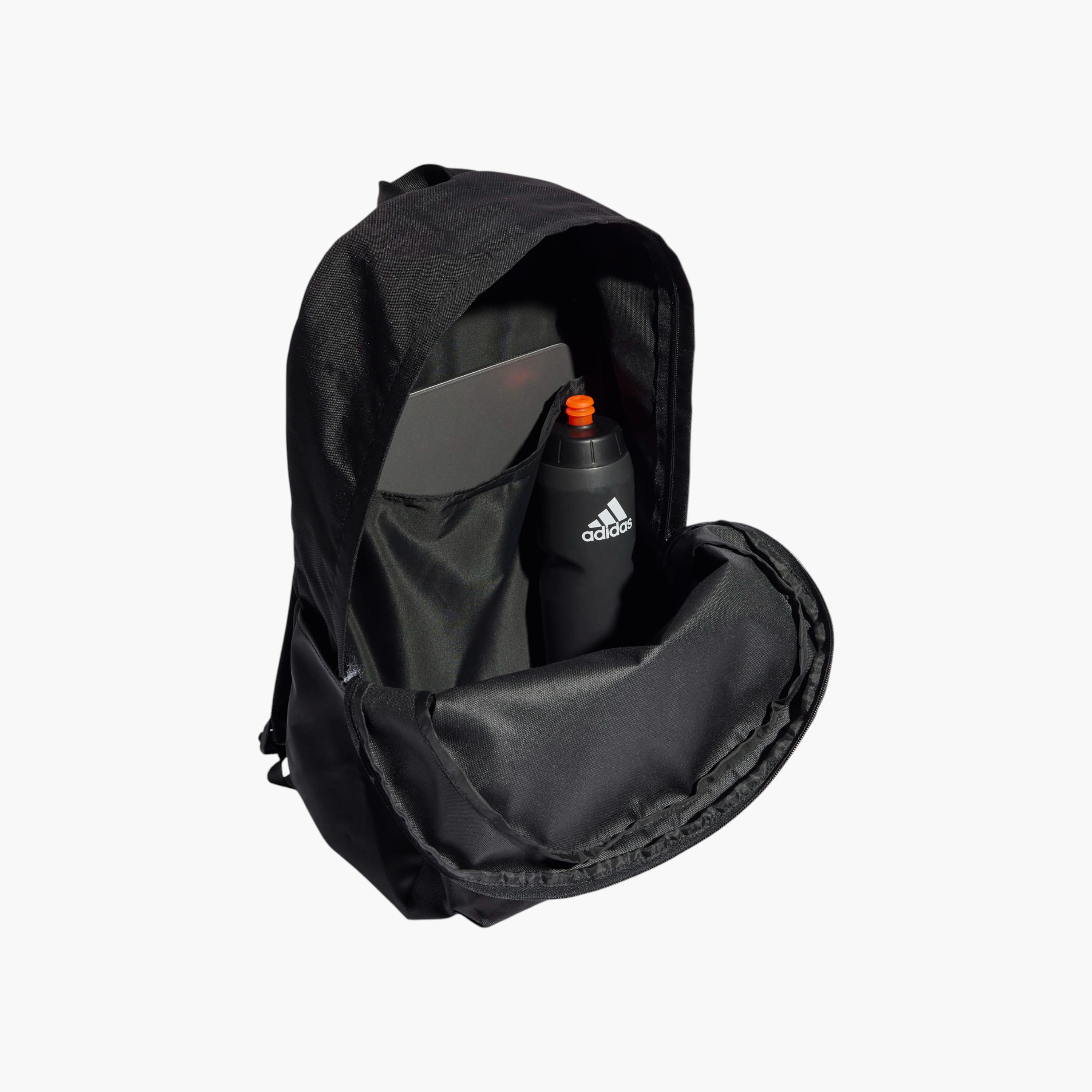 adidas Logo Print School Backpack with Adjustable Straps and Zip Closure-school-bagsandbackpacks-backpacks-image-4