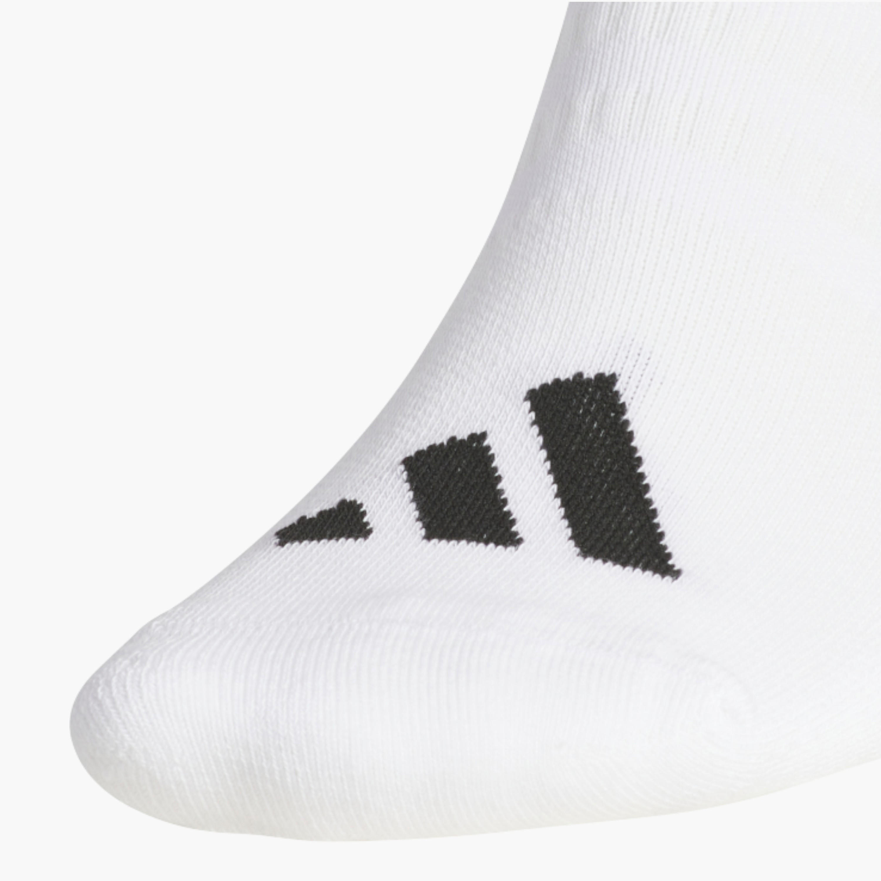 adidas Logo Print 3-Piece No Show Socks-men-socks-image-3