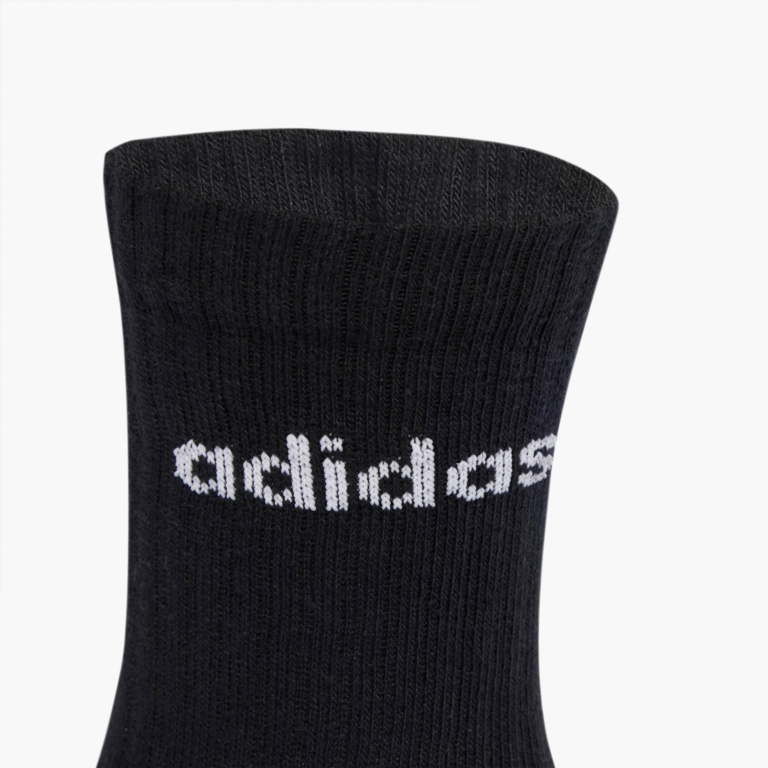 طقم جوارب 6 أزواج مبطنة بطول ربلة الساق للرجال من أديداس-men-socks-image-4