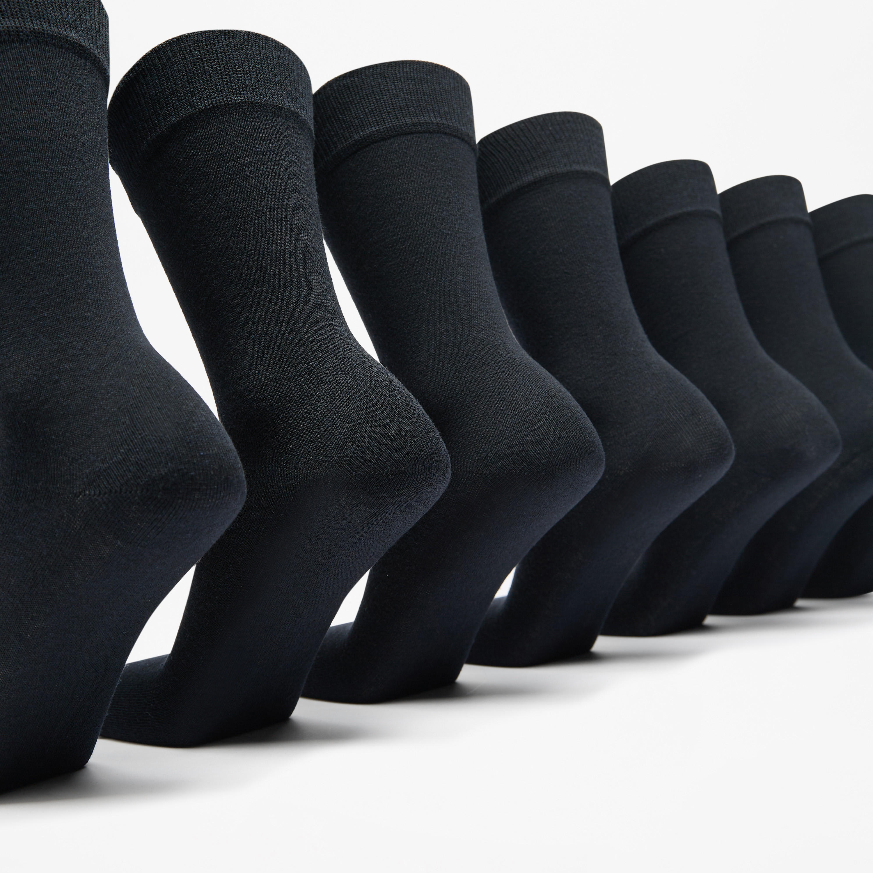 LBL by Shoexpress Solid Calf Length Socks - Set of 7-men-socks-image-2