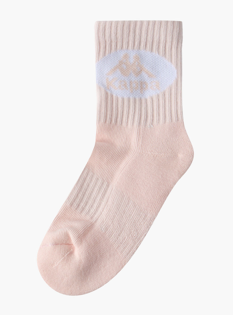 طقم جوارب رياضية للفتيات بطول متوسط وطبعات من كابا 5 أزواج-girls-accessories-socks-image-4