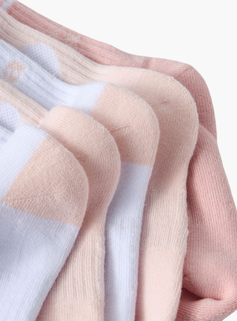طقم جوارب رياضية للفتيات بطول متوسط وطبعات من كابا 5 أزواج-girls-accessories-socks-image-9