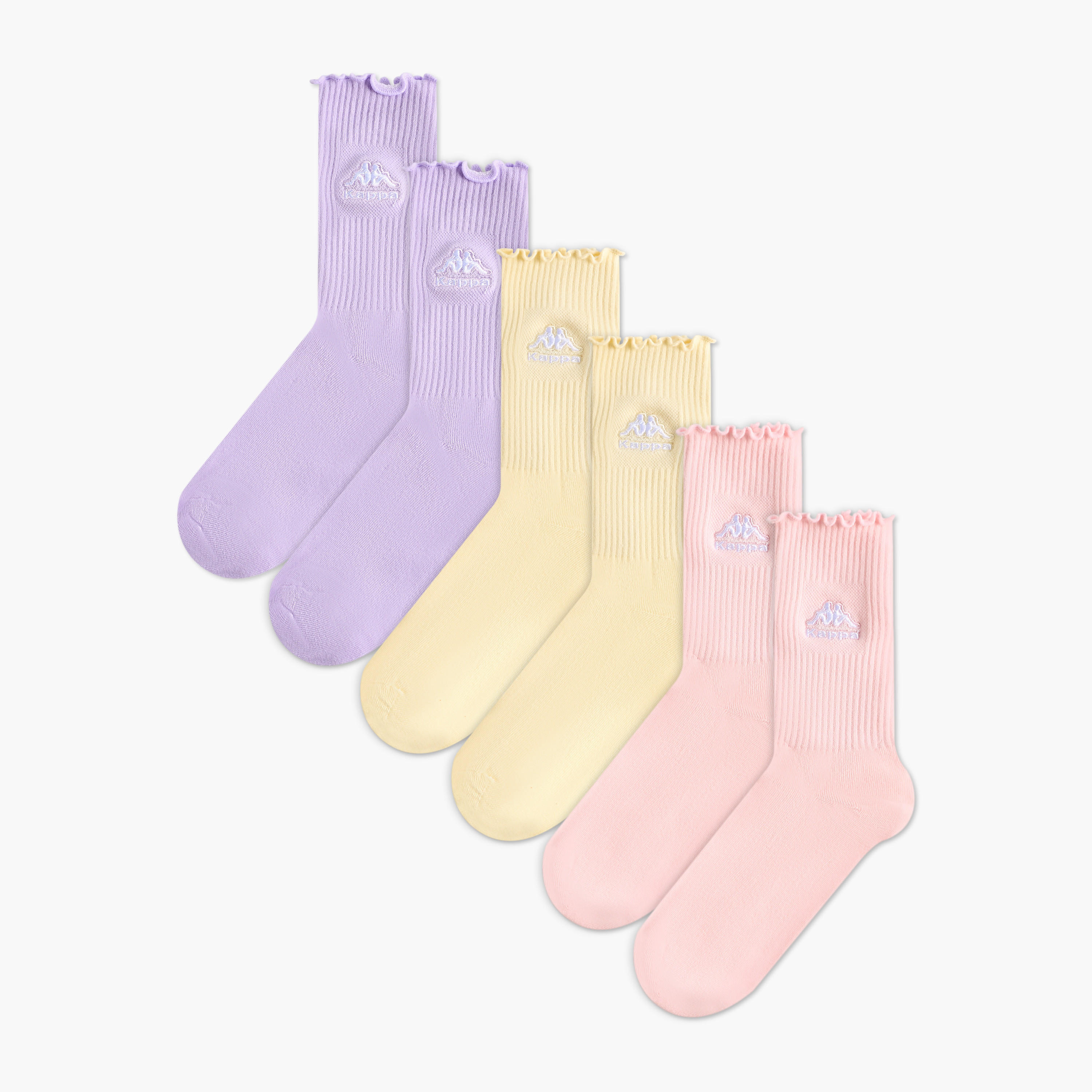 جوارب رياضية متوسطة الطول من كابا - طقم من 3 أزواج-women-socksandstockings-image-1