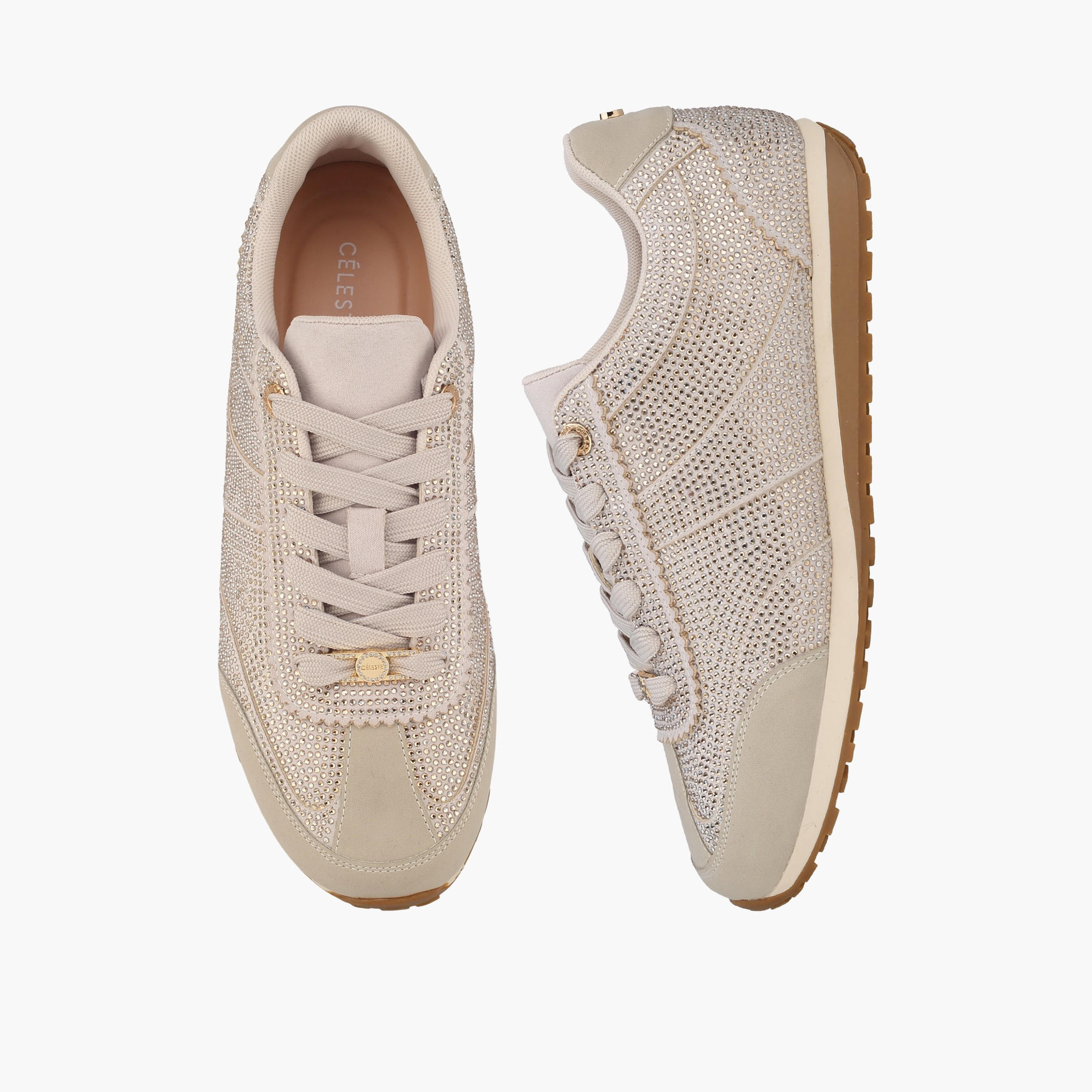 Celeste Women Embellished Lace-Up Ankle Sneakers-women-shoes-sneakers-image-1