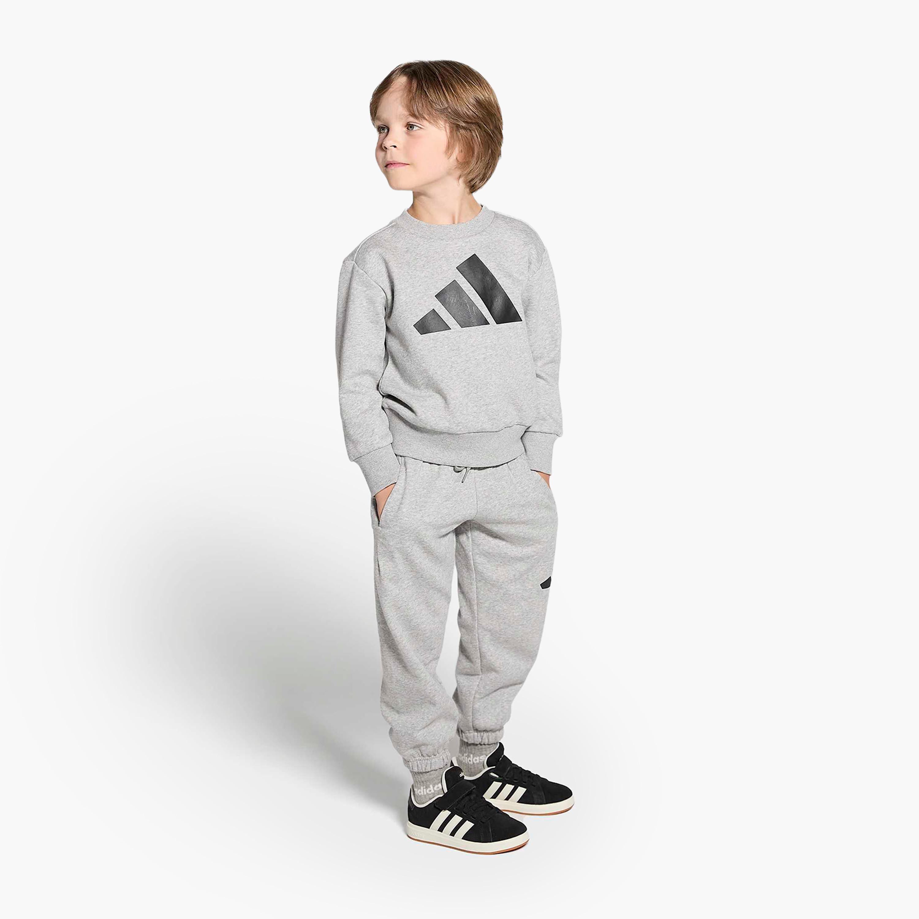 adidas Boys GRAND COURT 00s EL Hook & Loop Sneakers-boys-shoes-sneakers-image-2