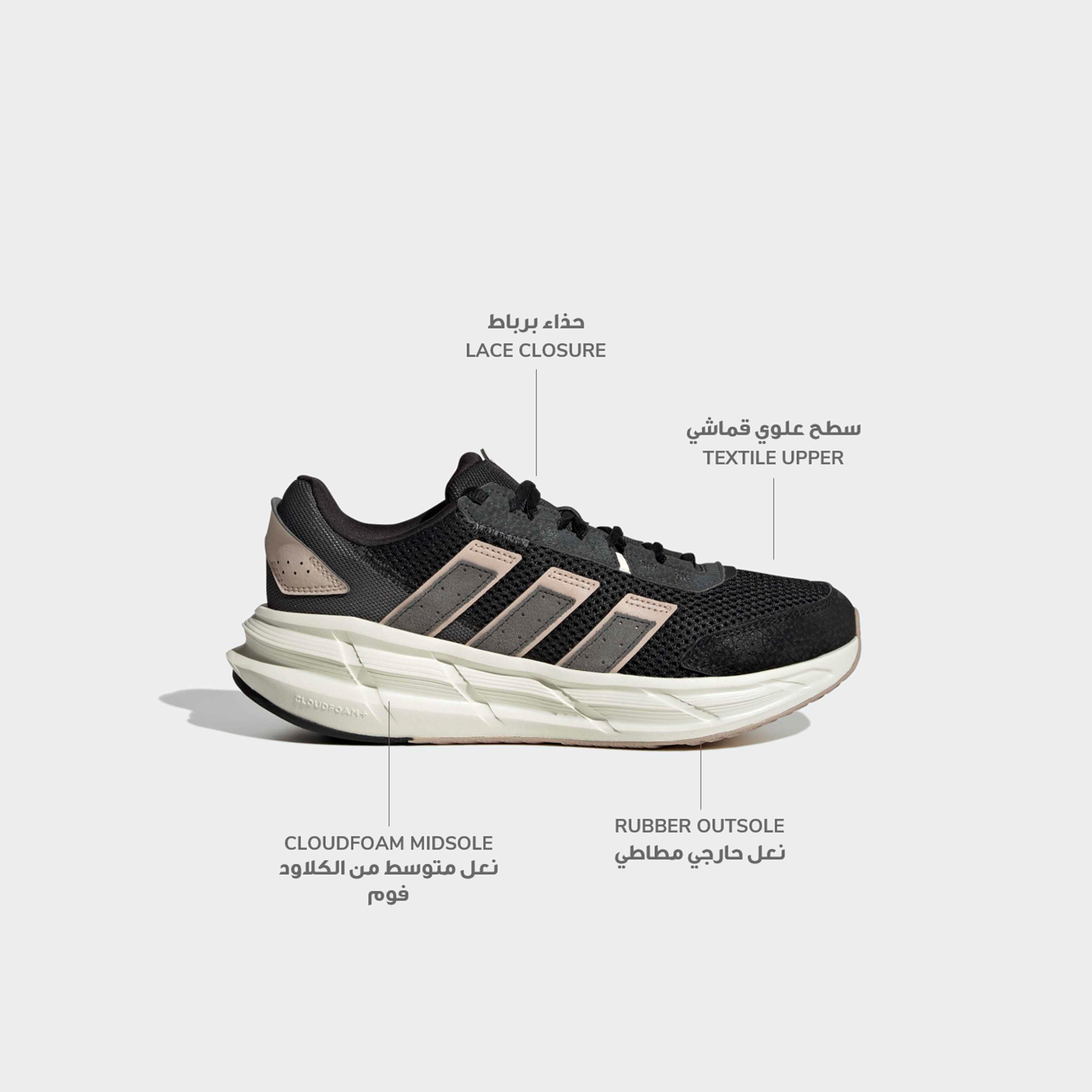 Adidas Women Astrastar Lace-Up Ankle Sneakers-sports-women-shoes-image-2