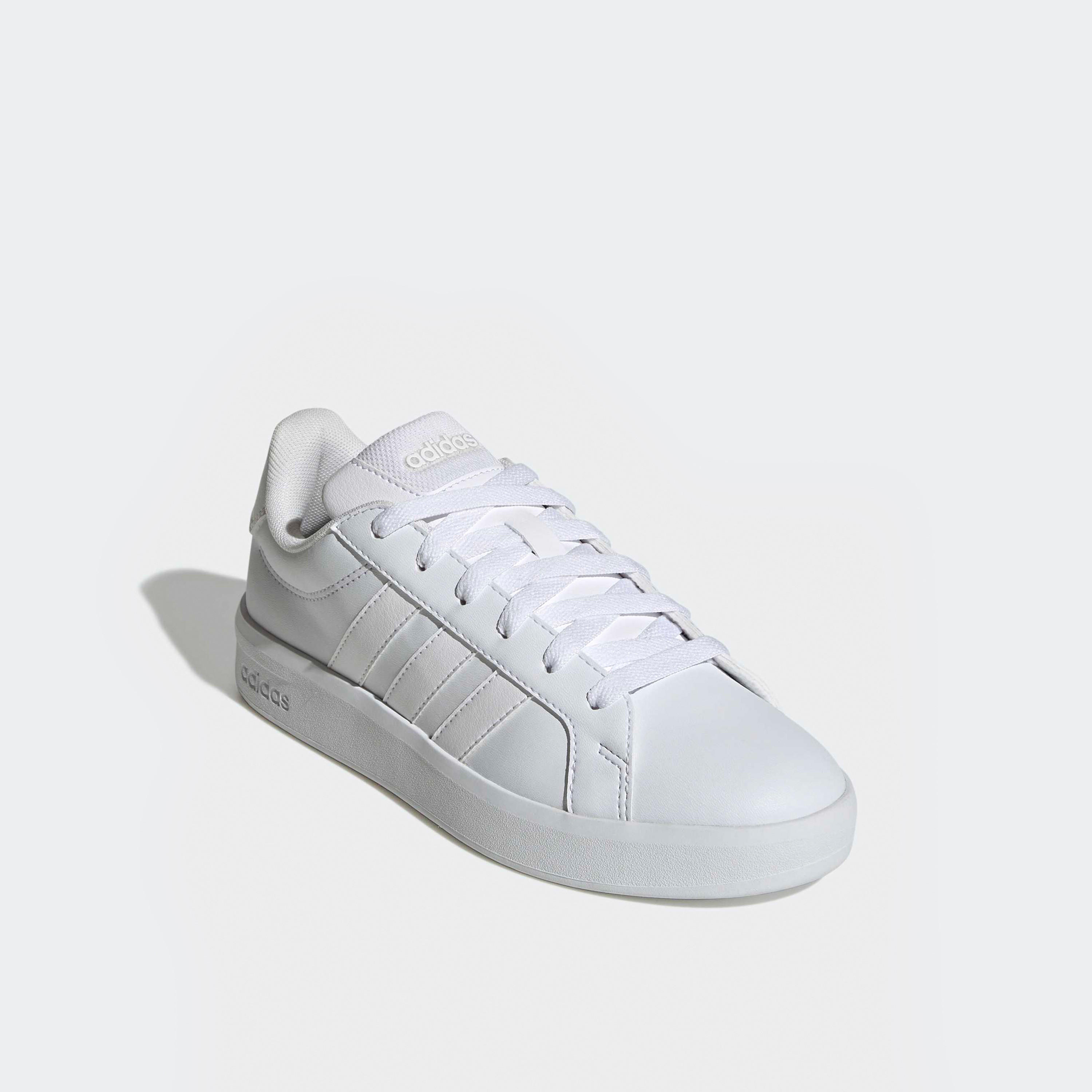 Adidas Grand Court 3.0 Lace-Up Sneakers-girls-shoes-sneakers-image-1