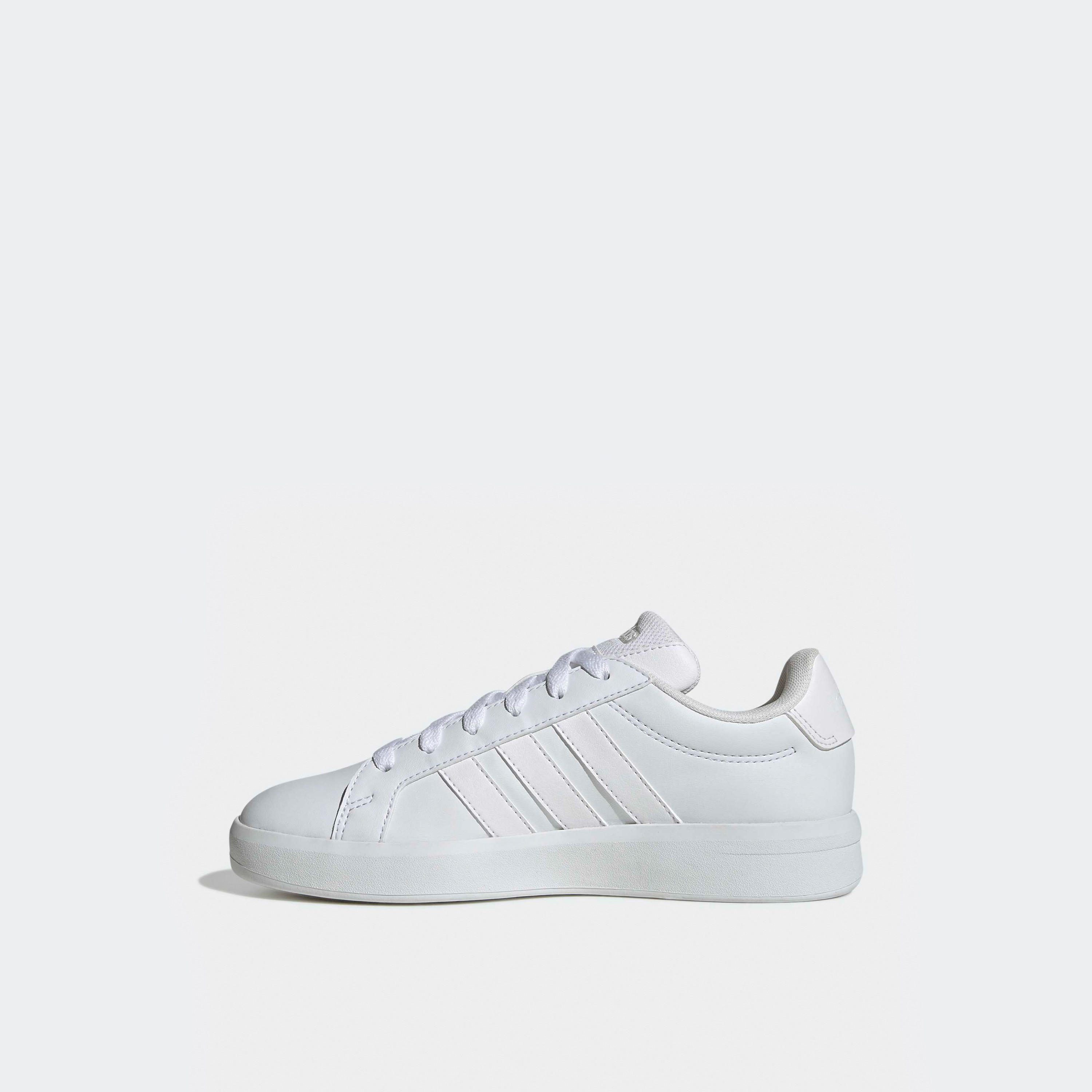 Adidas Grand Court 3.0 Lace-Up Sneakers-girls-shoes-sneakers-image-3