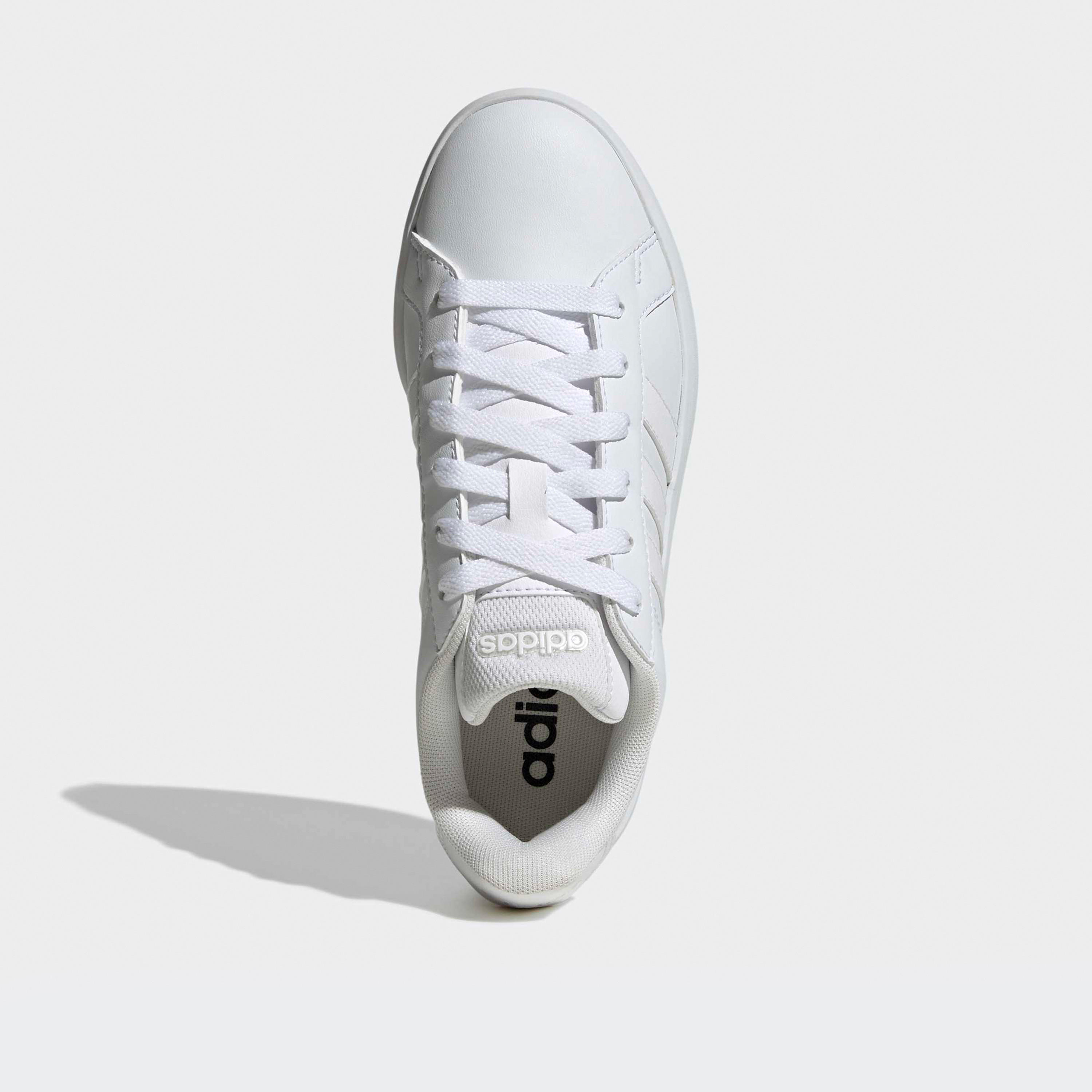 Adidas Grand Court 3.0 Lace-Up Sneakers-girls-shoes-sneakers-image-4